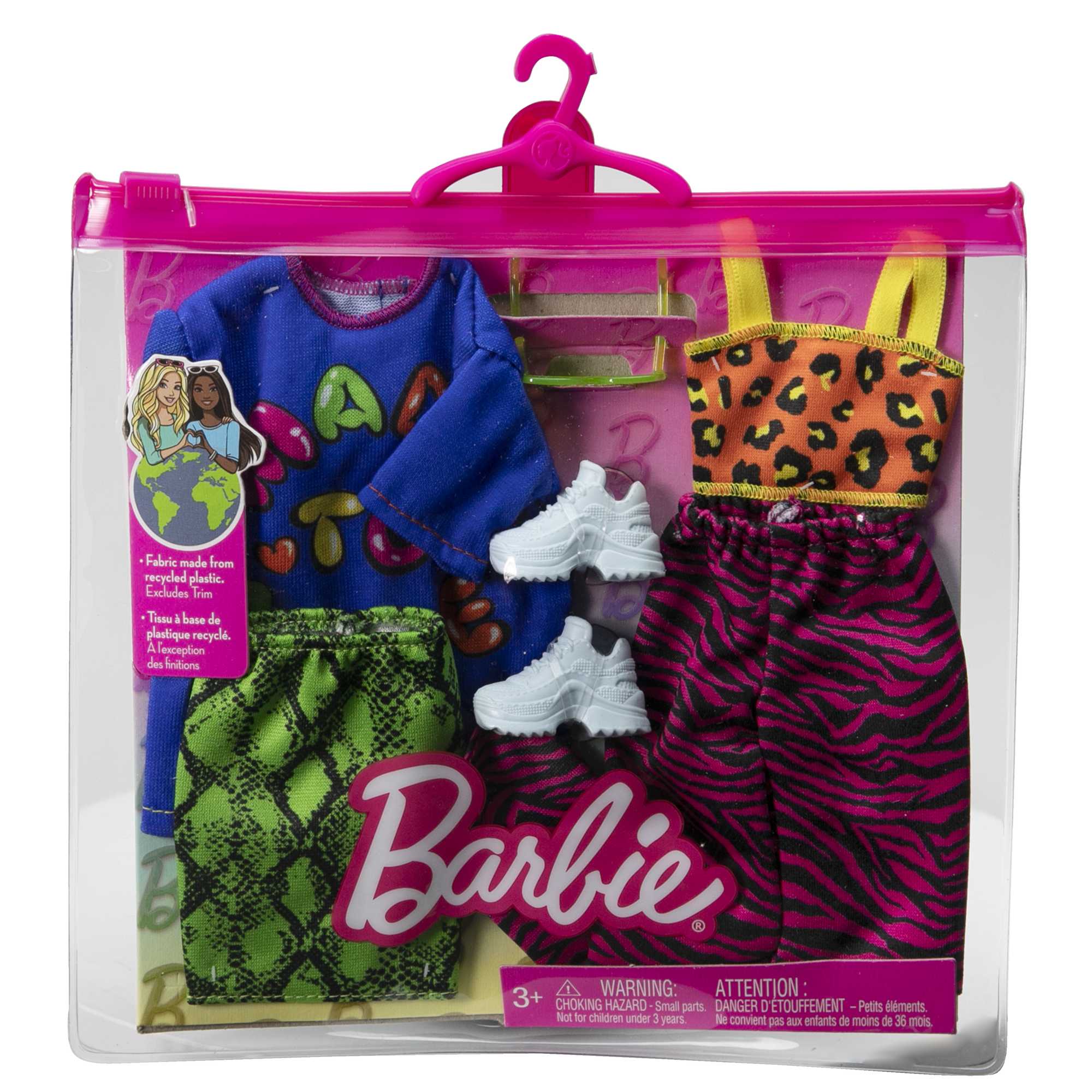 Barbie Clothes, Vibrant Fashion And Accessory 2-Pack For Barbie Dolls - Image 2