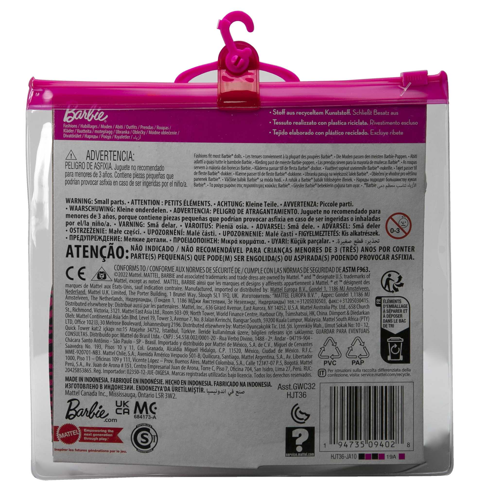 Barbie Clothes, Vibrant Fashion And Accessory 2-Pack For Barbie Dolls - Image 3