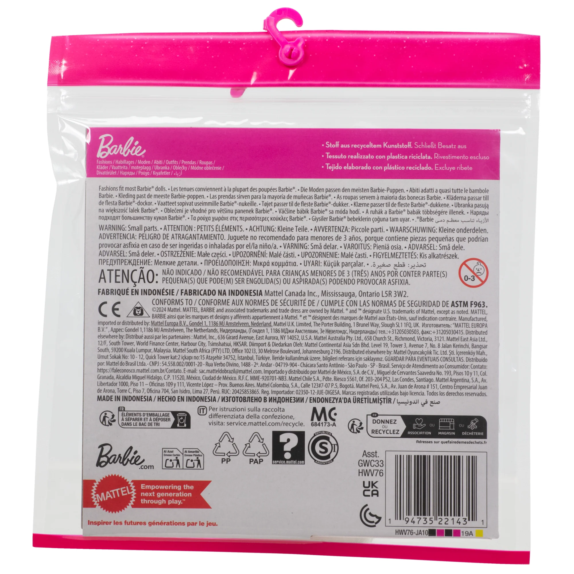 Barbie CloThes, Bridal Fashion Pack For Barbie Doll On Wedding Day - Image 3