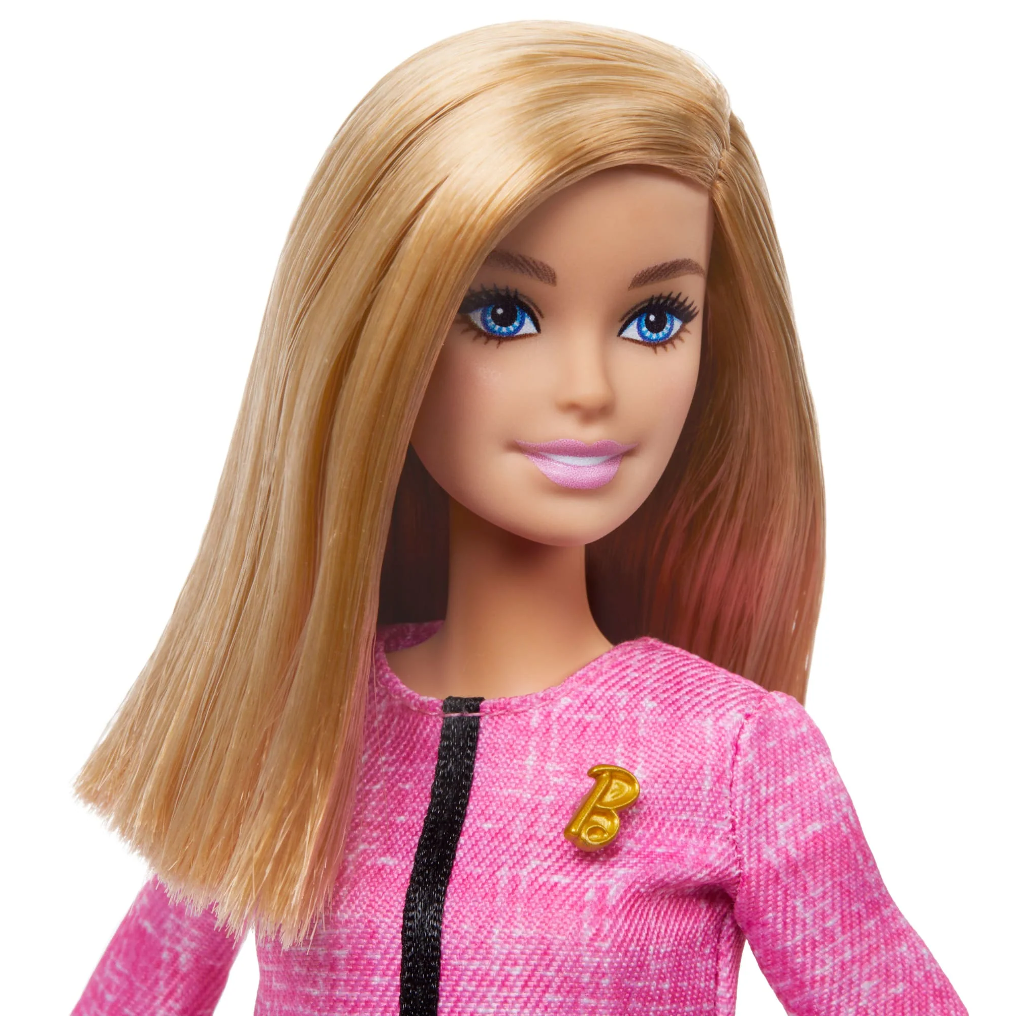Barbie Future Leader Doll, Blonde, Wearing Outfit With 2 Golden Bracelets & Pin - Image 3
