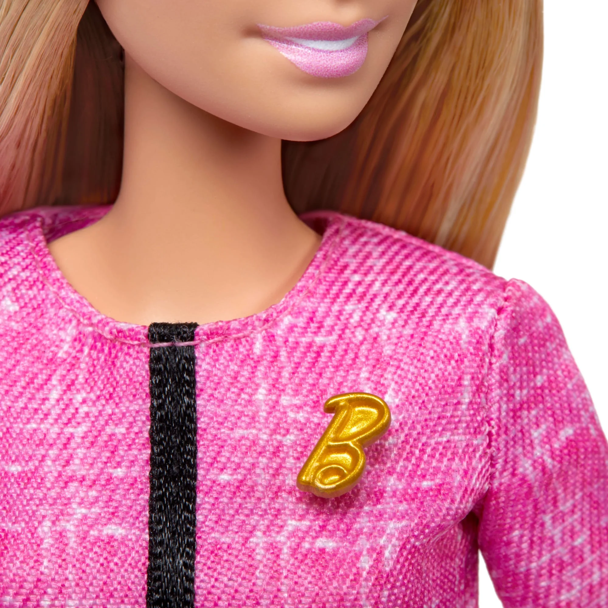 Barbie Future Leader Doll, Blonde, Wearing Outfit With 2 Golden Bracelets & Pin - Image 4