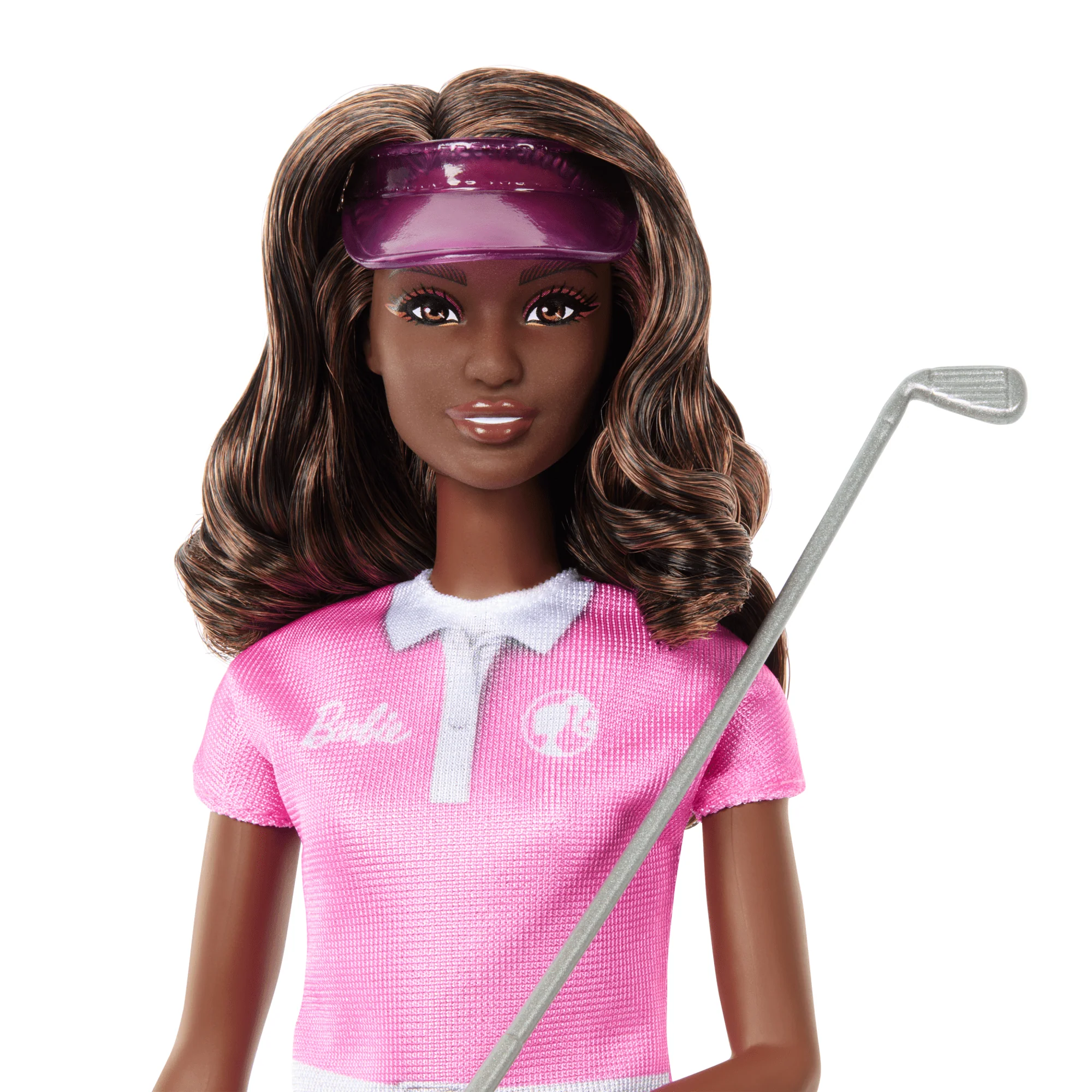 Barbie Golfer Fashion Doll in Golf Uniform, includes Visor & Golf Club Accessories - Image 2
