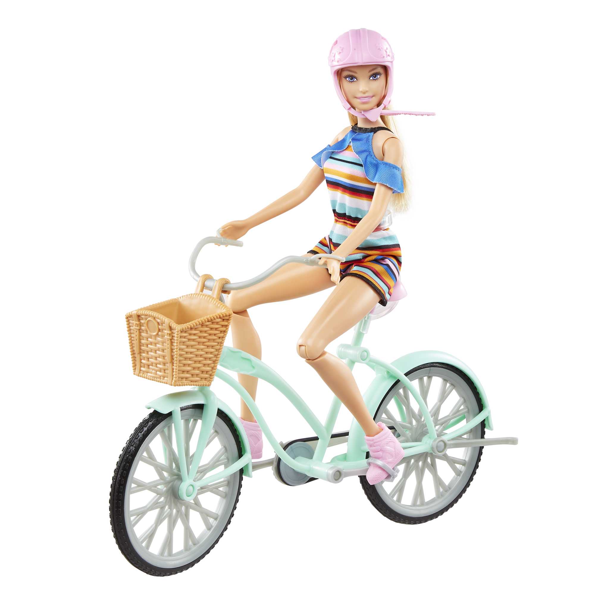 Barbie Holiday Fun Doll, Bicycle And Accessories - Image 2