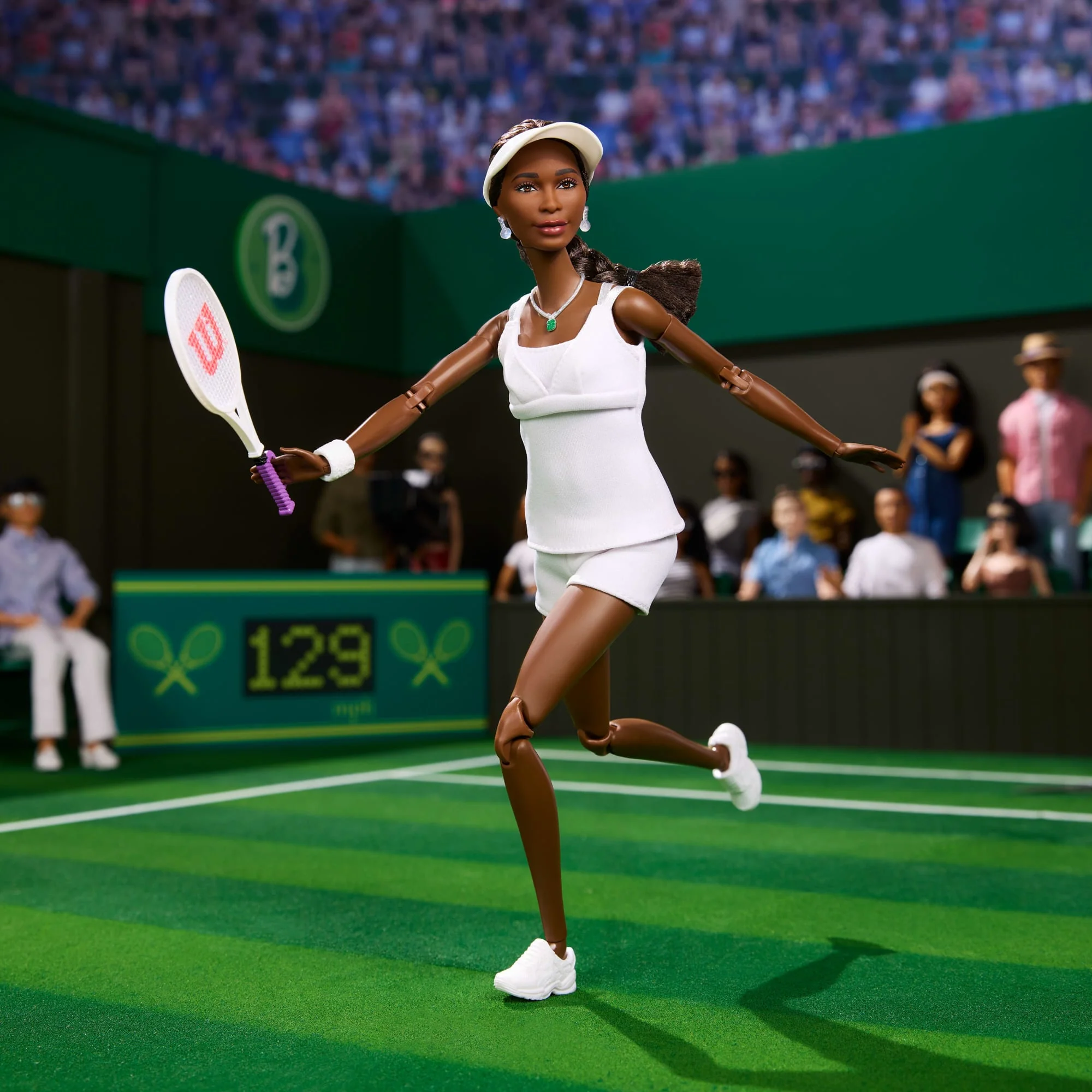Barbie Inspiring Women Series, Venus Williams Fashion Doll With Signature Tennis Uniform - Image 2
