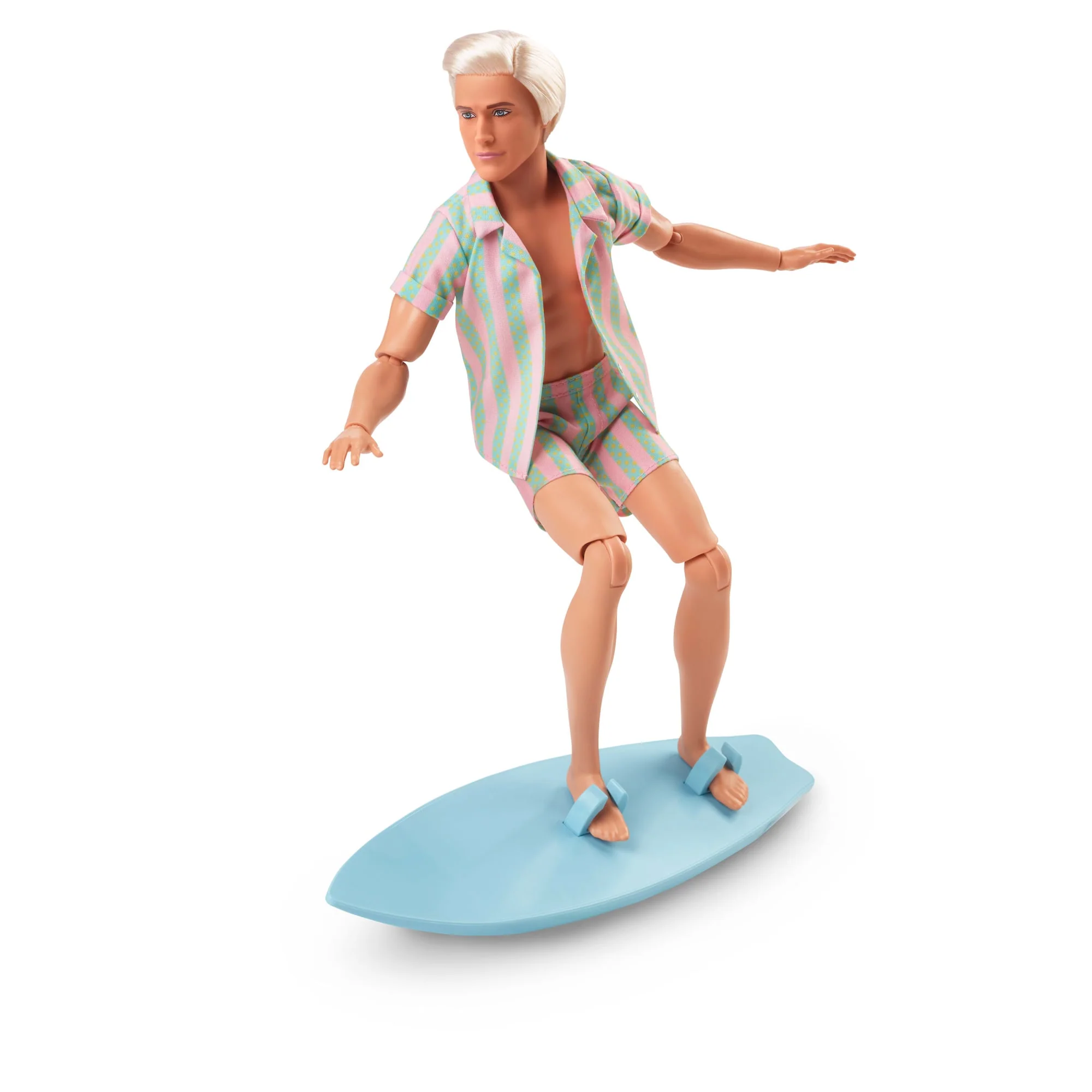 Barbie Ken du Film Barbie Poupée Avec ensemble de Plage Rayé - Image 3