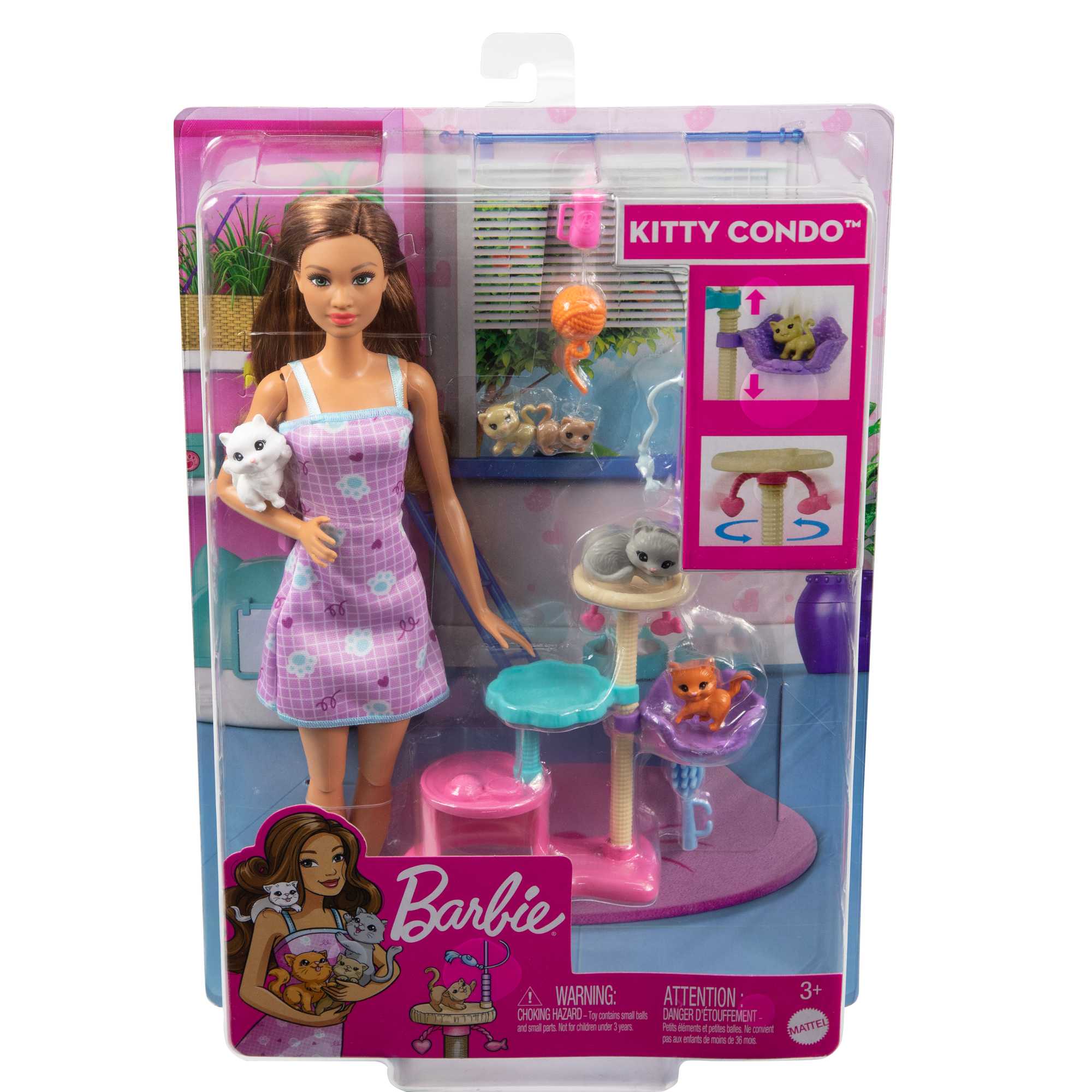 Barbie Kitty Condo Doll And Pets - Image 6