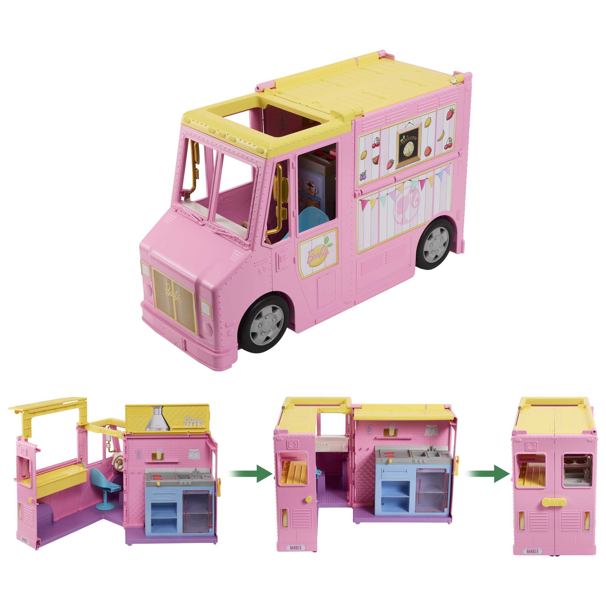 Barbie Camion à Limonade Coffret 25 Éléments de Jeu - Image 2