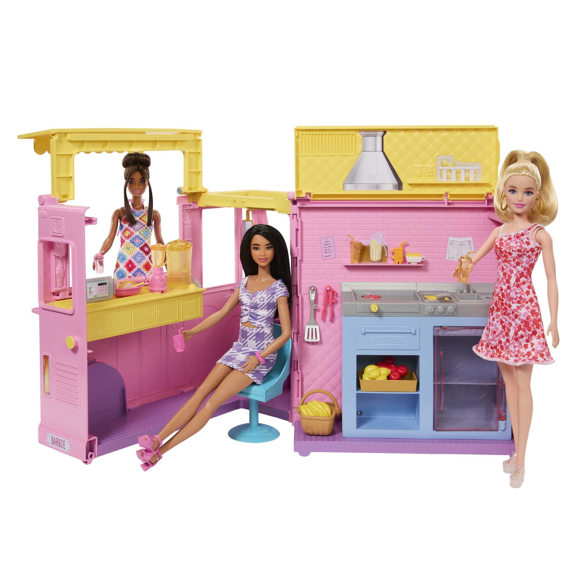 Barbie Camion à Limonade Coffret 25 Éléments de Jeu - Image 3