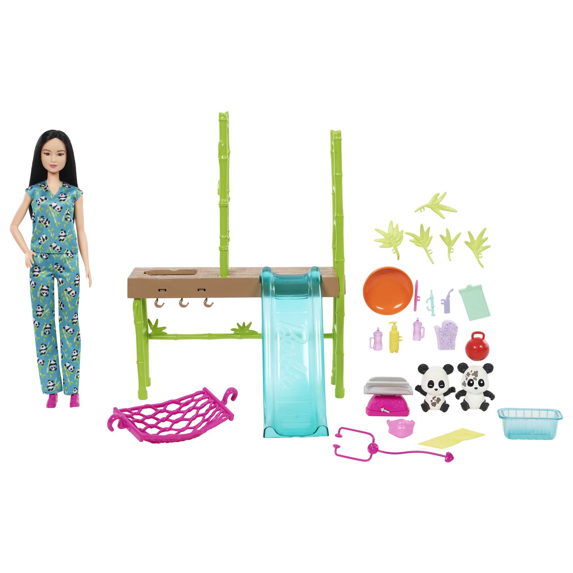 Barbie Le Sanctuaire des Pandas Coffret, Poupée et +20 Accessoires - Image 4