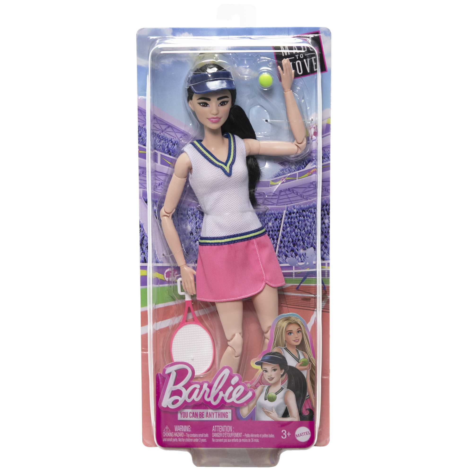 Barbie Doll & Accessories, Career Tennis Player Doll With Racket And Ball - Image 6