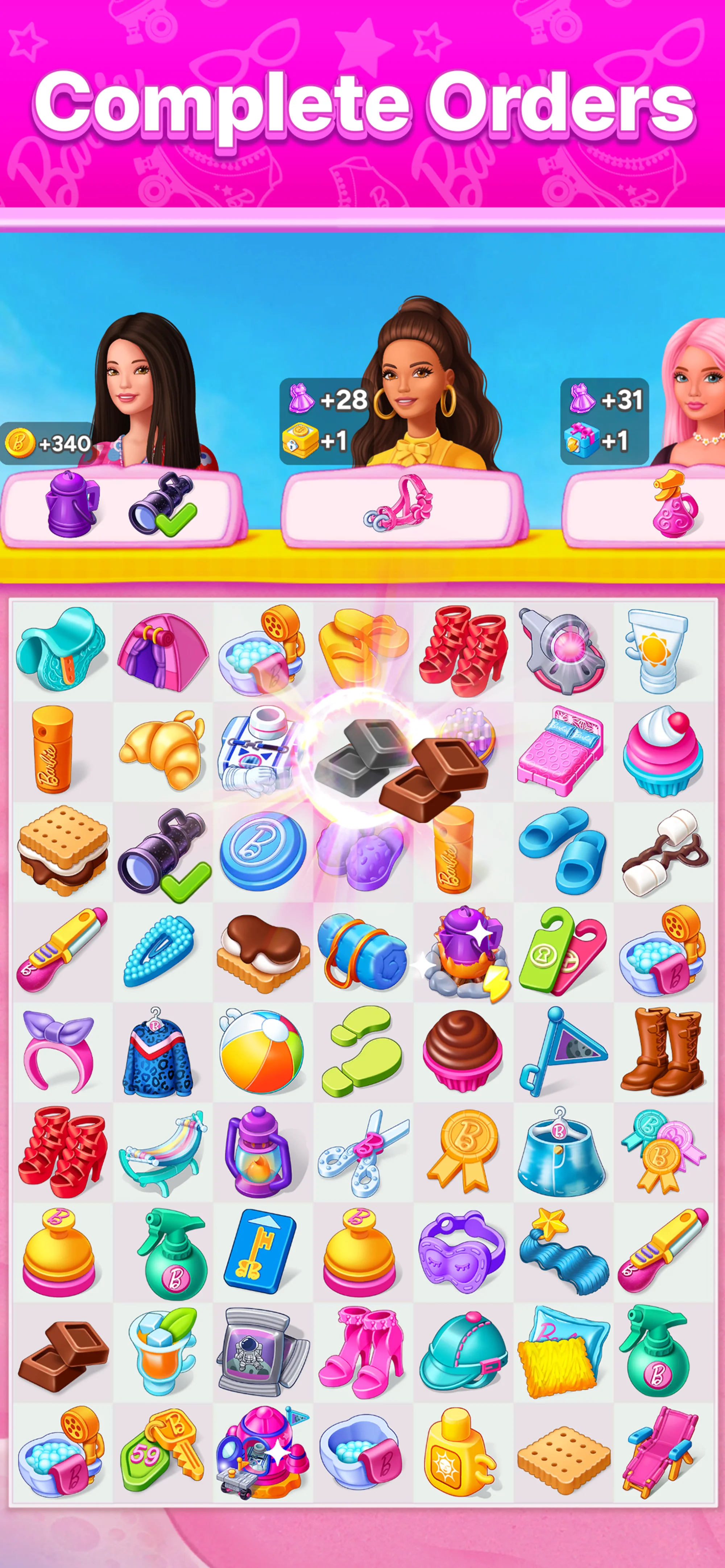 Barbie Merge Mystery Mobile App Game For Ios And Android - Image 6