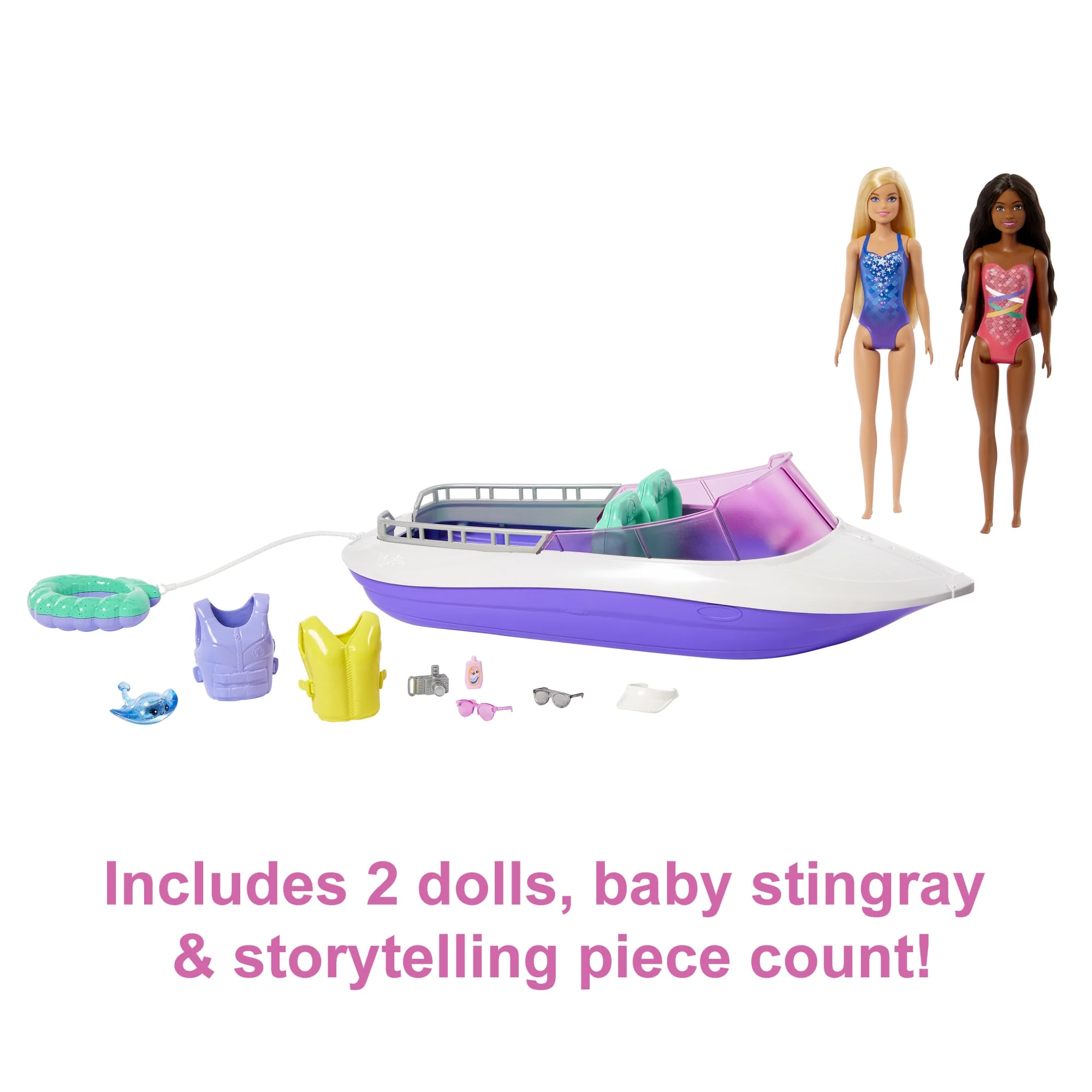 Barbie Mermaid Power Dolls, Boat And Accessories - Image 4