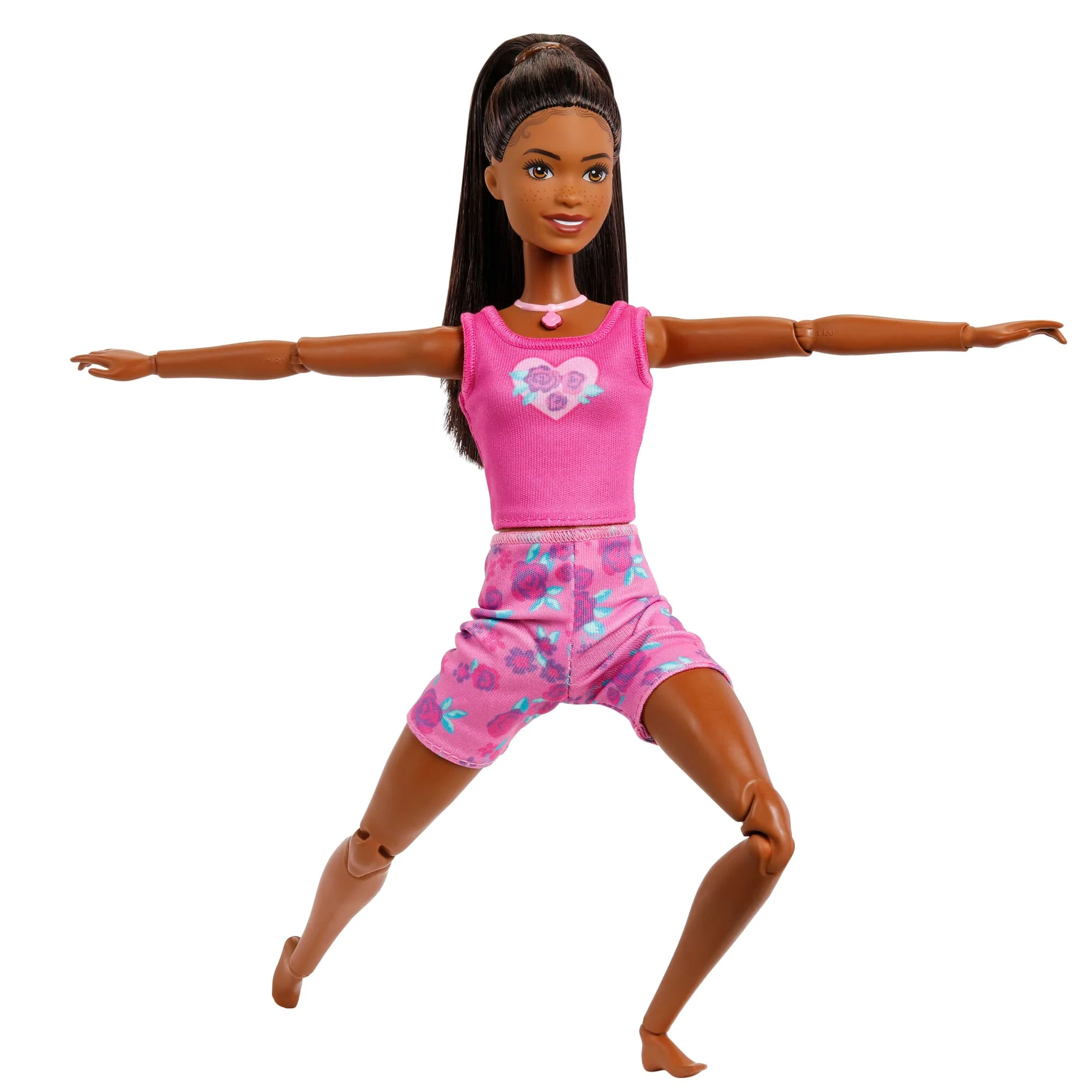 Barbie Mindful Moves Fashion Doll in Yoga Clothes With Audio, Lights And Music, Black Hair And Pet - Image 4