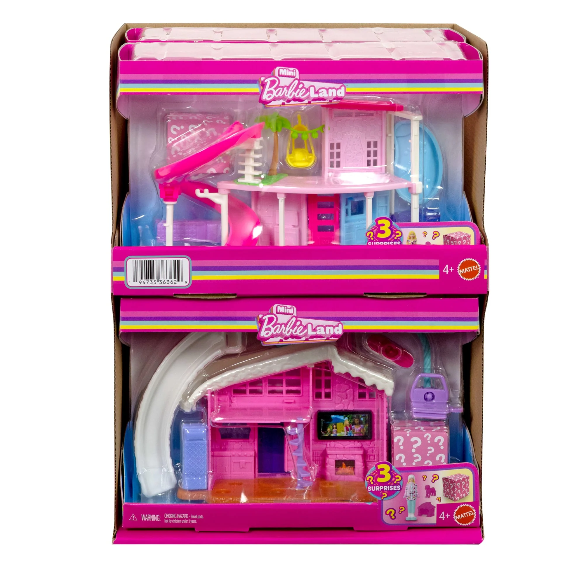 Barbie Mini Barbie Land Doll & House Set, 1.5-Inch Doll, Furniture & Accessories - Image 5