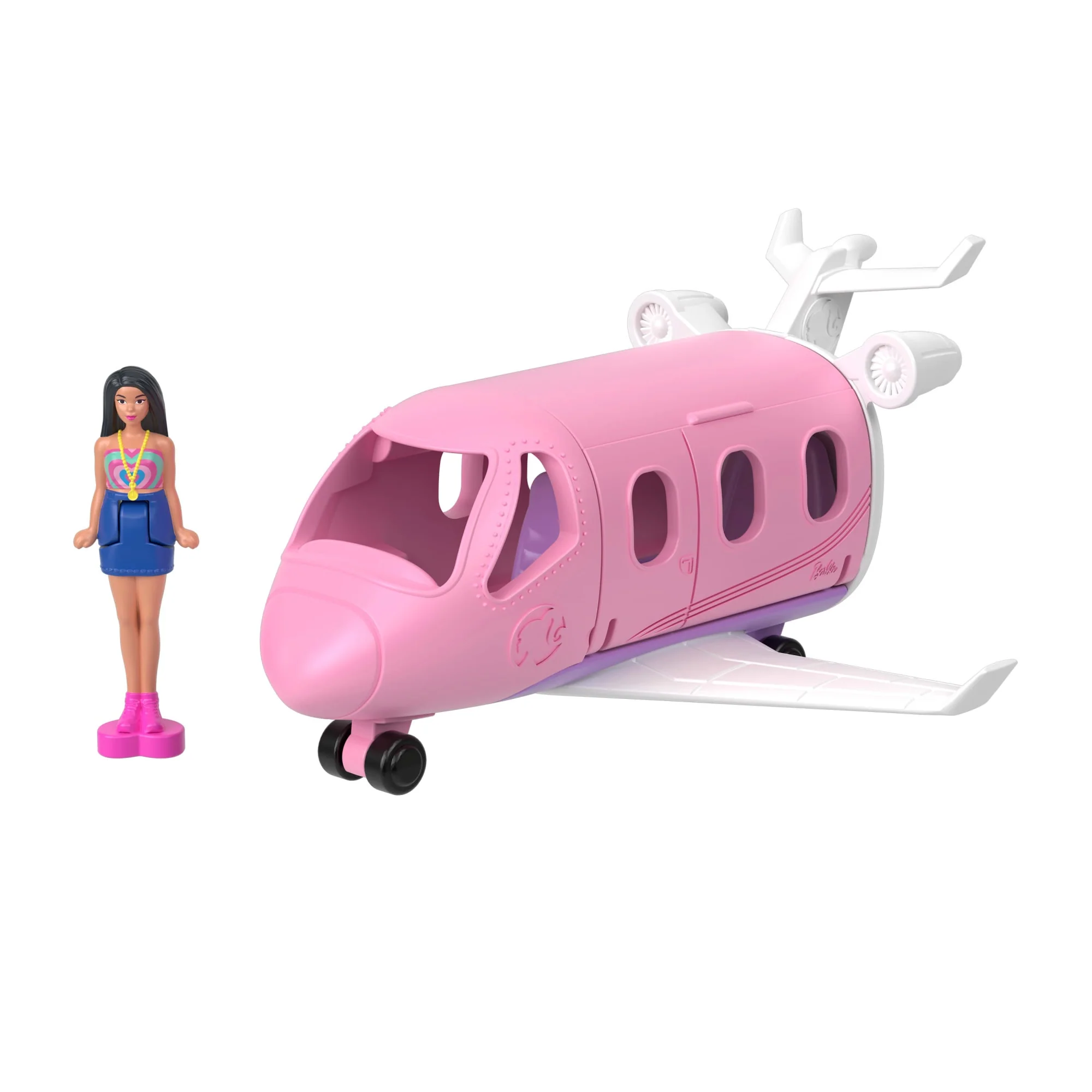 Barbie Mini Barbieland 4-Pack Doll & Vehicle Set, 4 1.5-Inch Dolls &  4 Iconic Toy Vehicles - Image 3