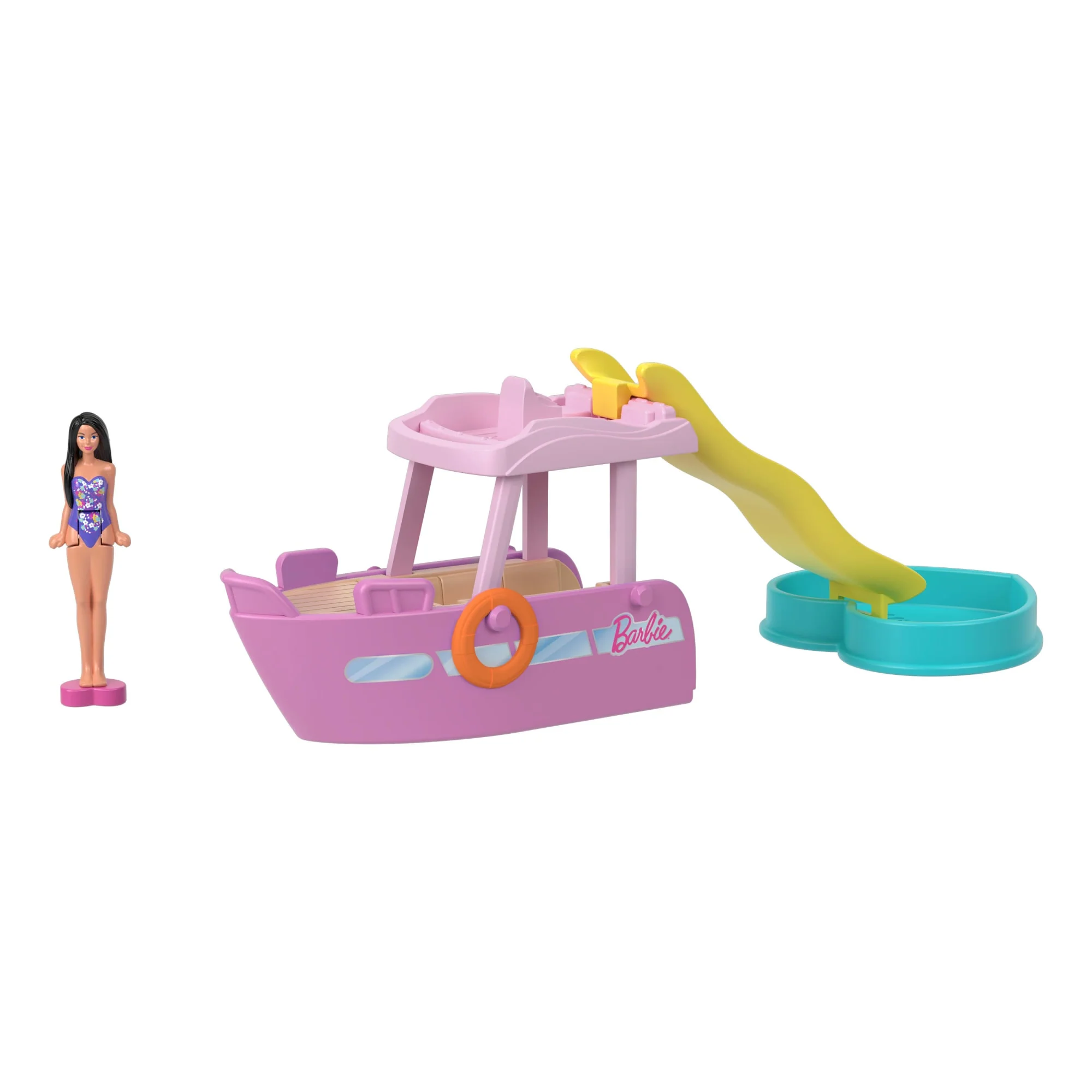 Barbie Mini Barbieland 4-Pack Doll & Vehicle Set, 4 1.5-Inch Dolls &  4 Iconic Toy Vehicles - Image 4
