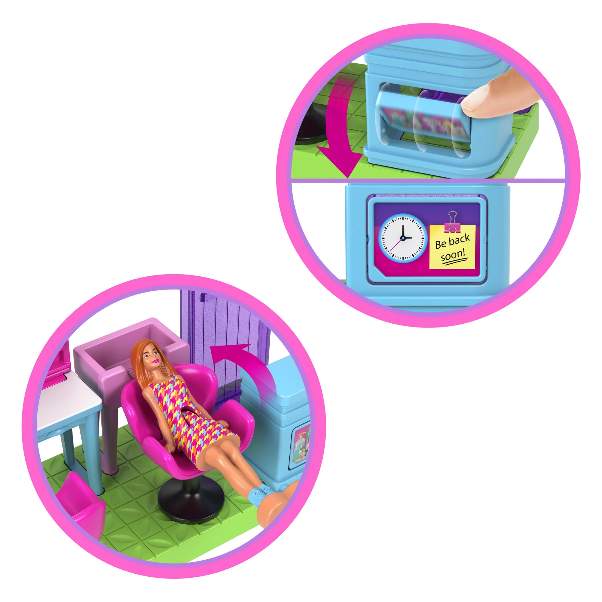 Barbie Mini BarbieLand Conjunto de Brinquedo Pacote Mundo Miniatura - Image 3