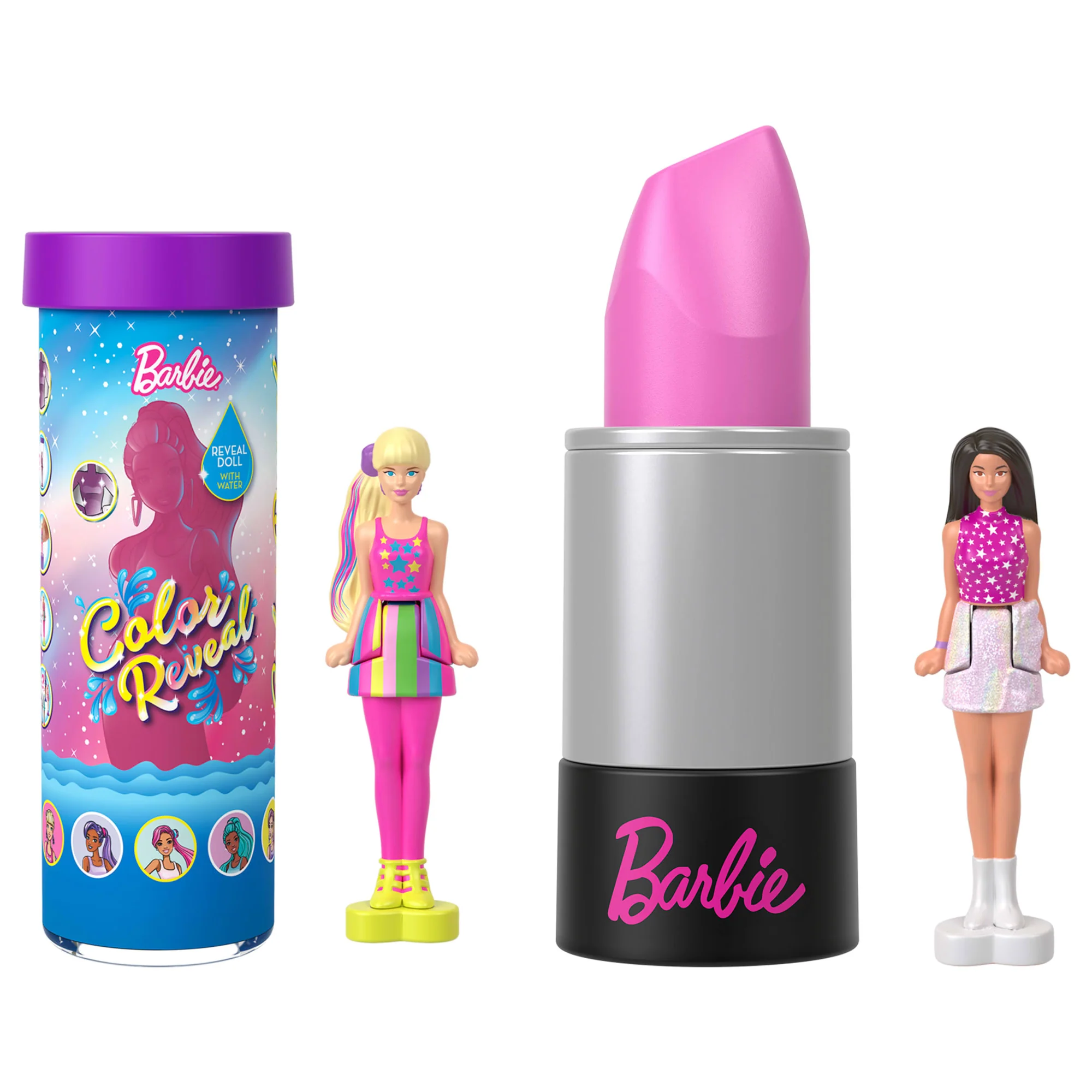 Barbie Mini Barbieland Dreamhouse & 2-Vehicle Playset With 5 1.5-inch Dolls, Furniture & Accessories - Image 2
