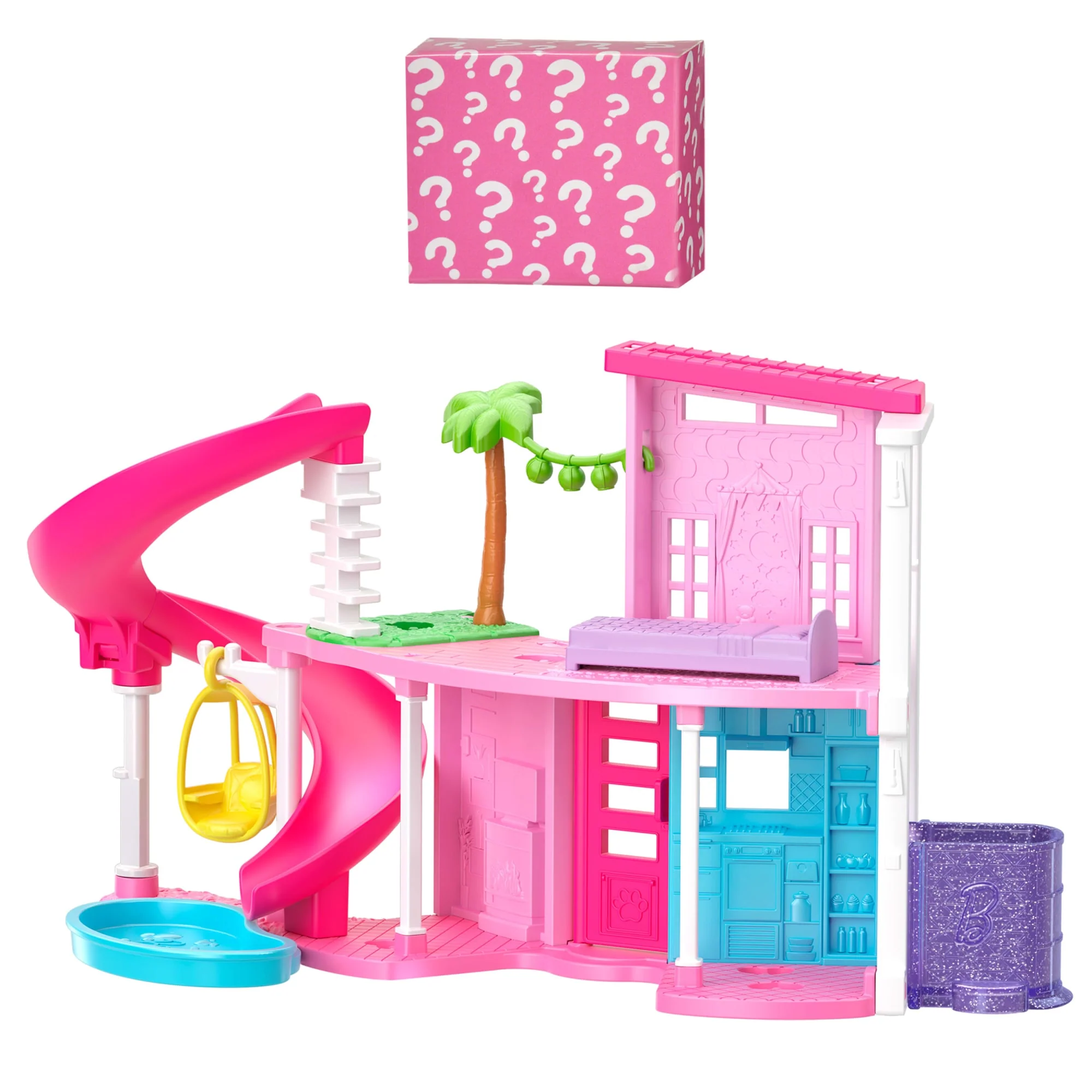 Barbie Mini Barbieland Dreamhouse & 2-Vehicle Playset With 5 1.5-inch Dolls, Furniture & Accessories - Image 5