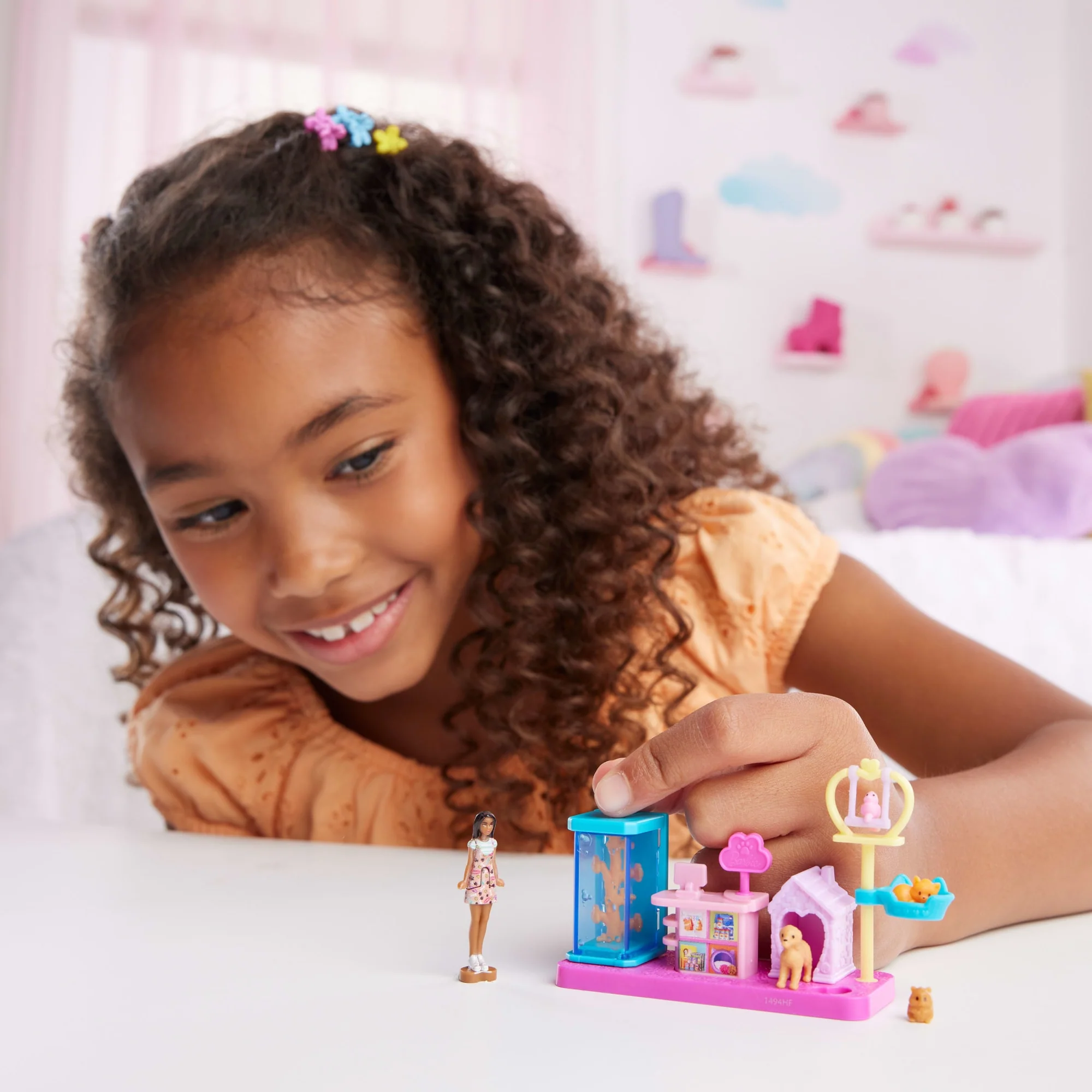 Barbie  Mini Barbieland  Poupée et Coffret de Jeu  Animalerie - Image 2