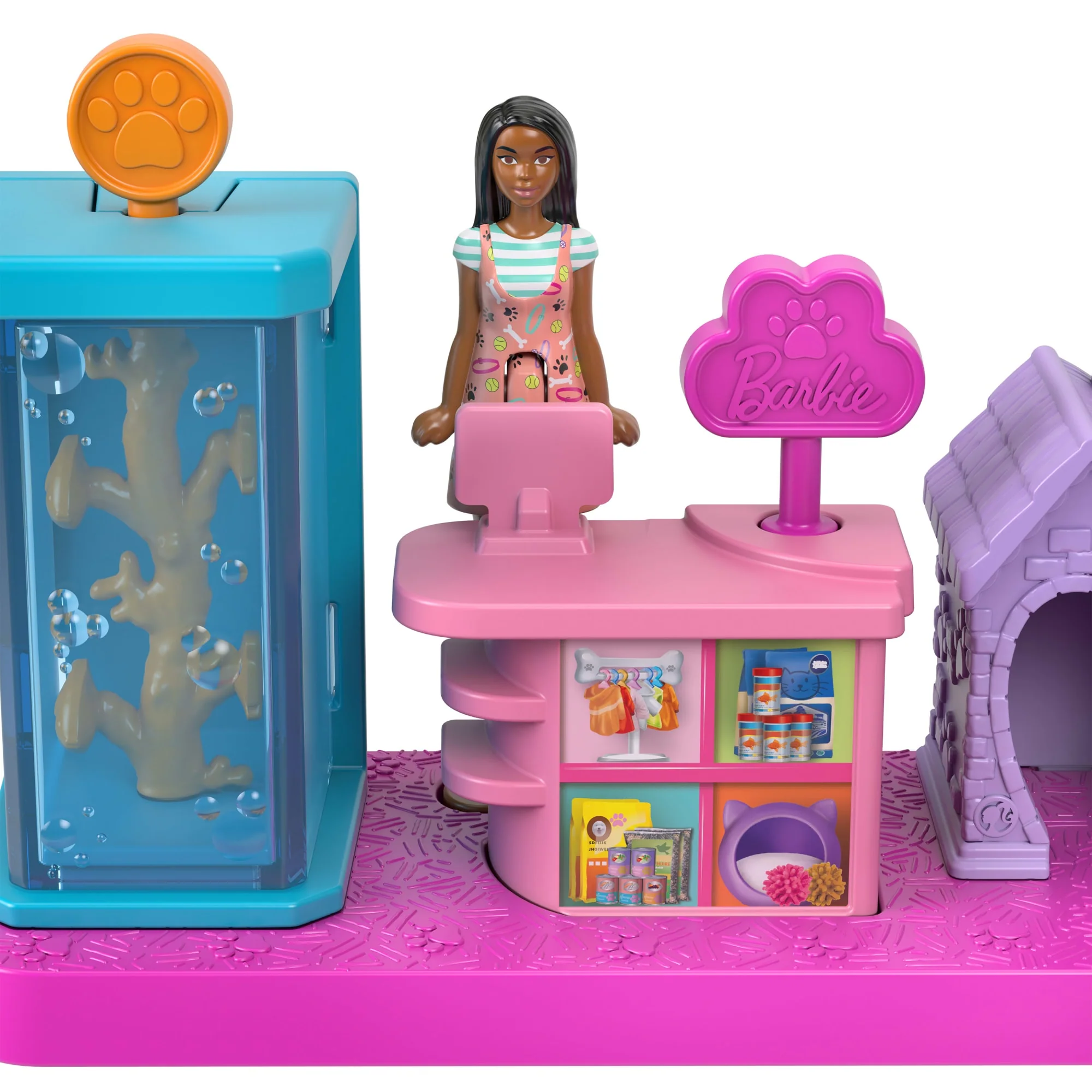 Barbie  Mini Barbieland  Poupée et Coffret de Jeu  Animalerie - Image 4