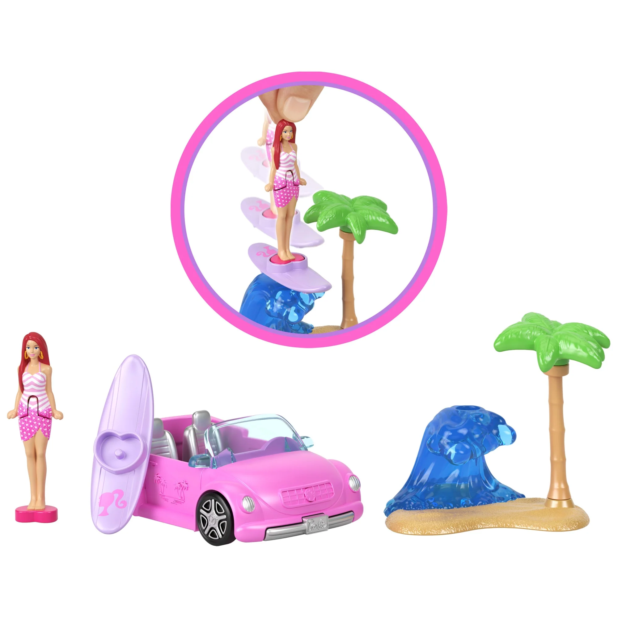 Barbie  Mini Barbieland  Coffret Véhicule et Poupée  Décapotable - Image 3