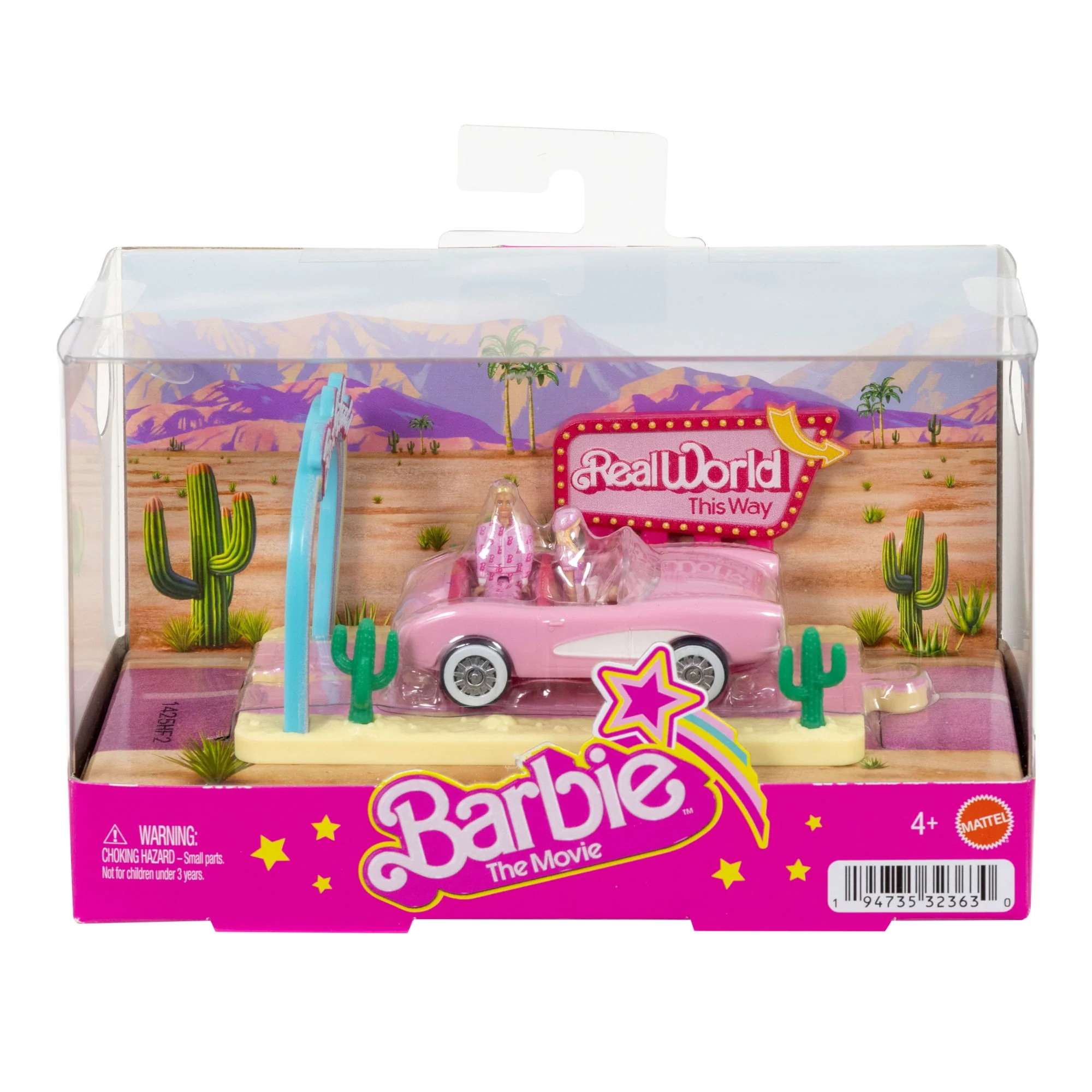 Barbie Mini BarbieLand Vehículo para Muñecas La Película Barbie y Ken "Mundo Real" - Image 4