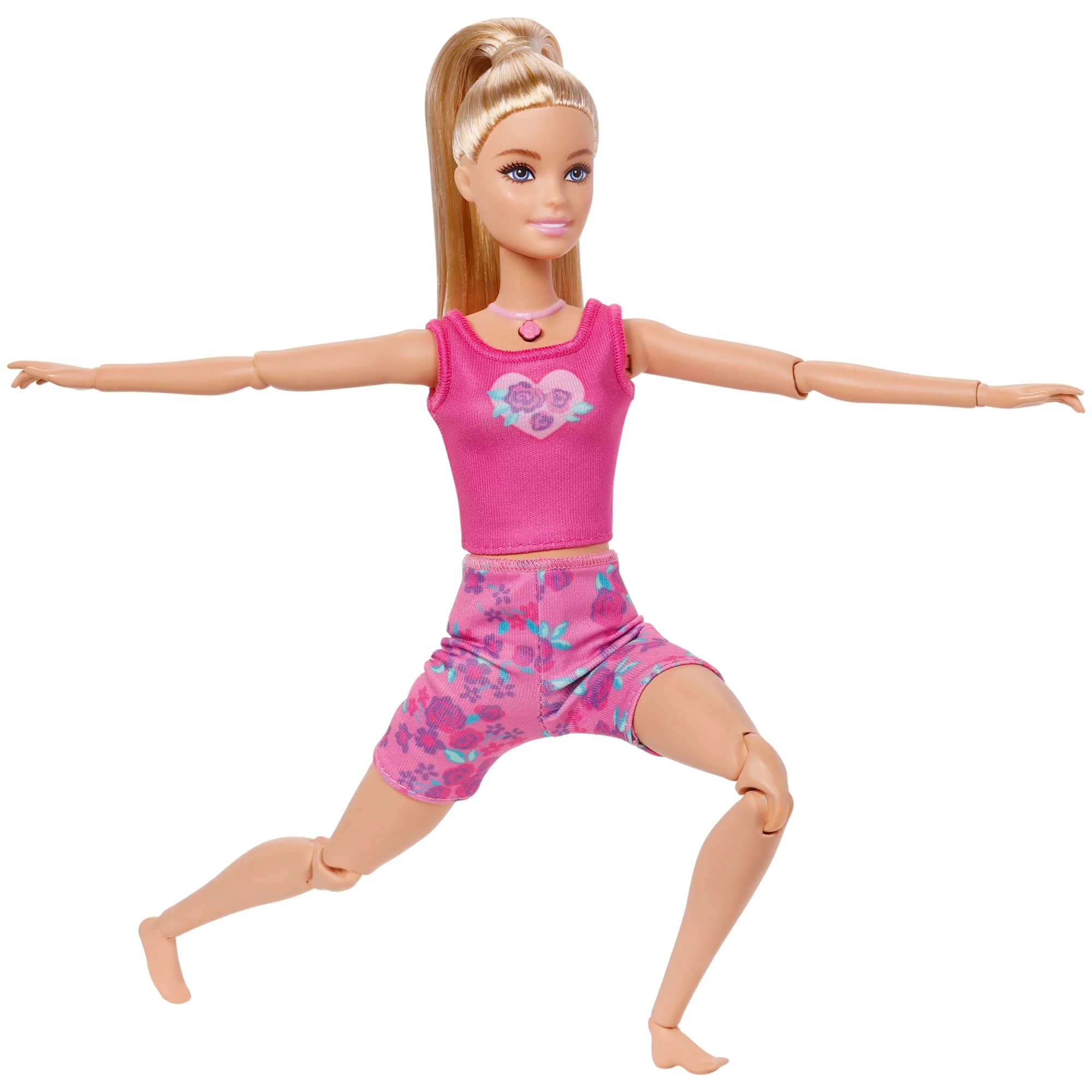 Poupée Barbie Mouvements Conscients Portant des Vêtements de Yoga Avec Audio, Lumières et Musique, Poupée Blonde Avec Animal de Compagnie - Image 3