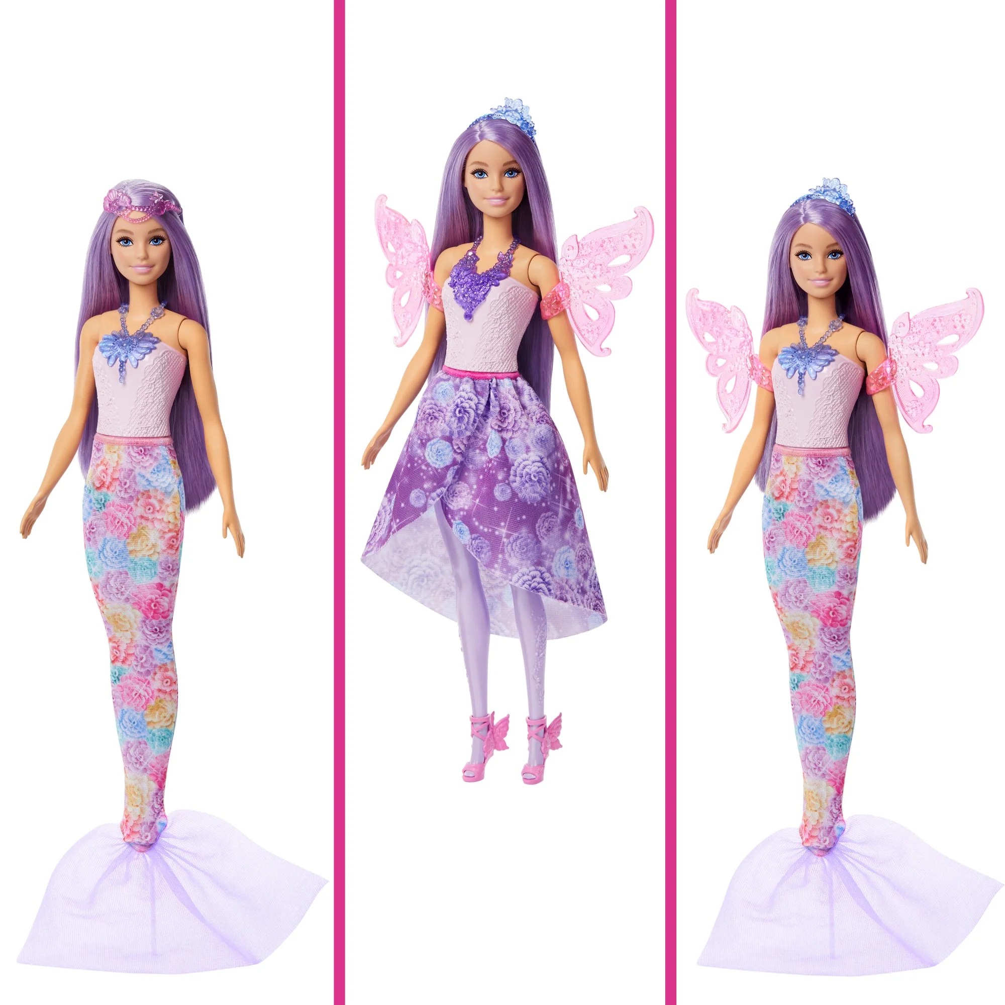 Barbie Muñeca Looks de Hada y Sirena - Image 3