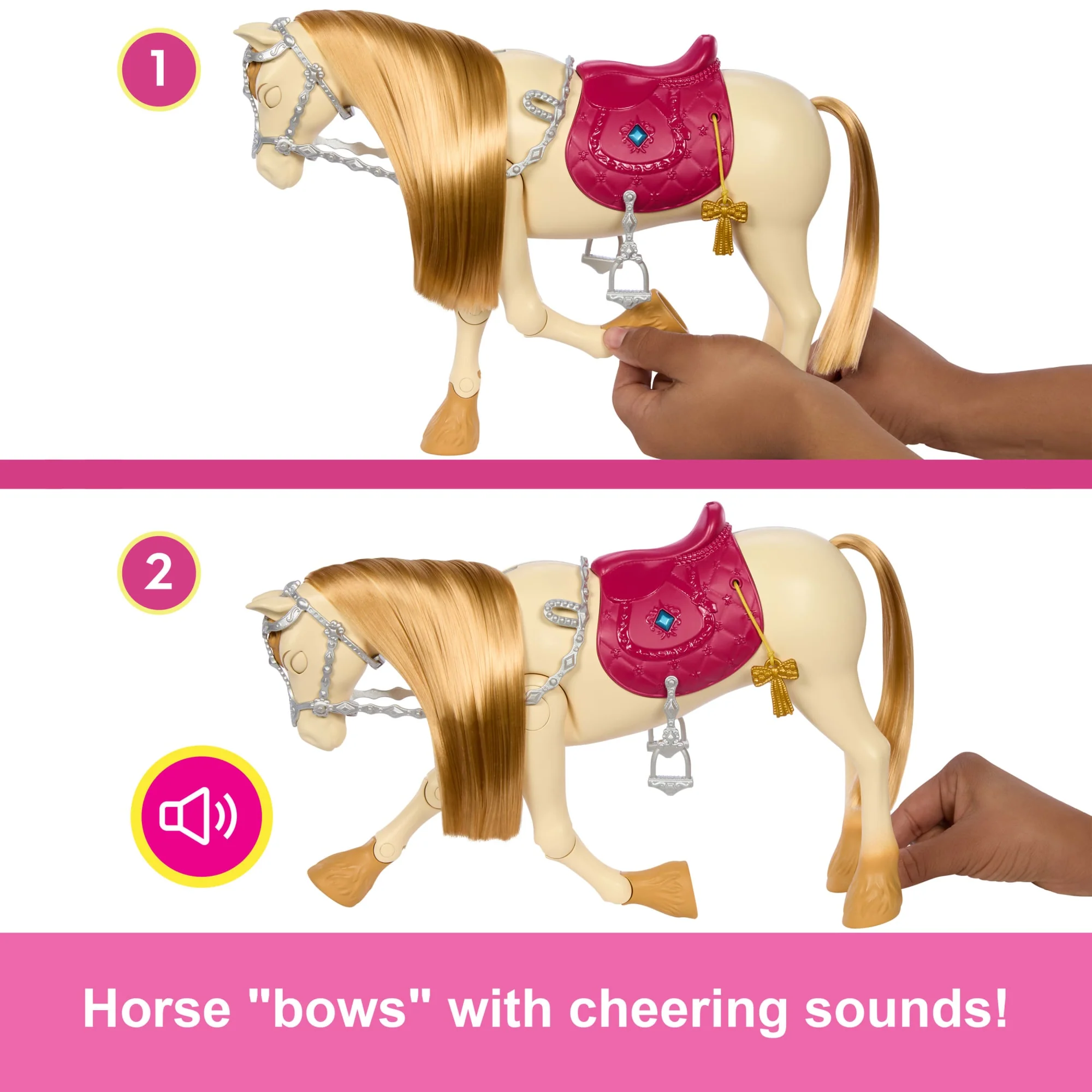 Barbie Mysteries: The Great Horse Chase interactive Toy Horse With Sounds, Music & Accessories - Image 3