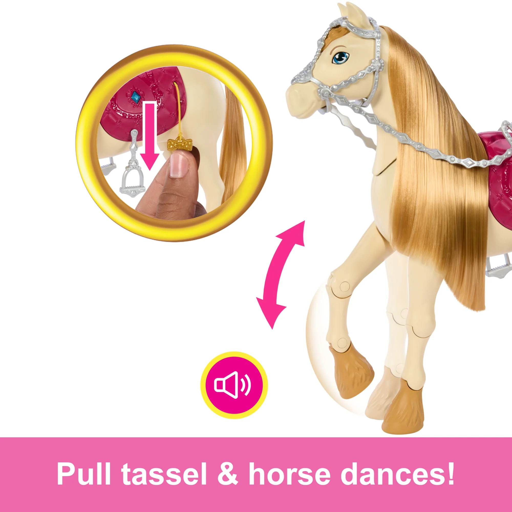 Barbie Mysteries: The Great Horse Chase interactive Toy Horse With Sounds, Music & Accessories - Image 4