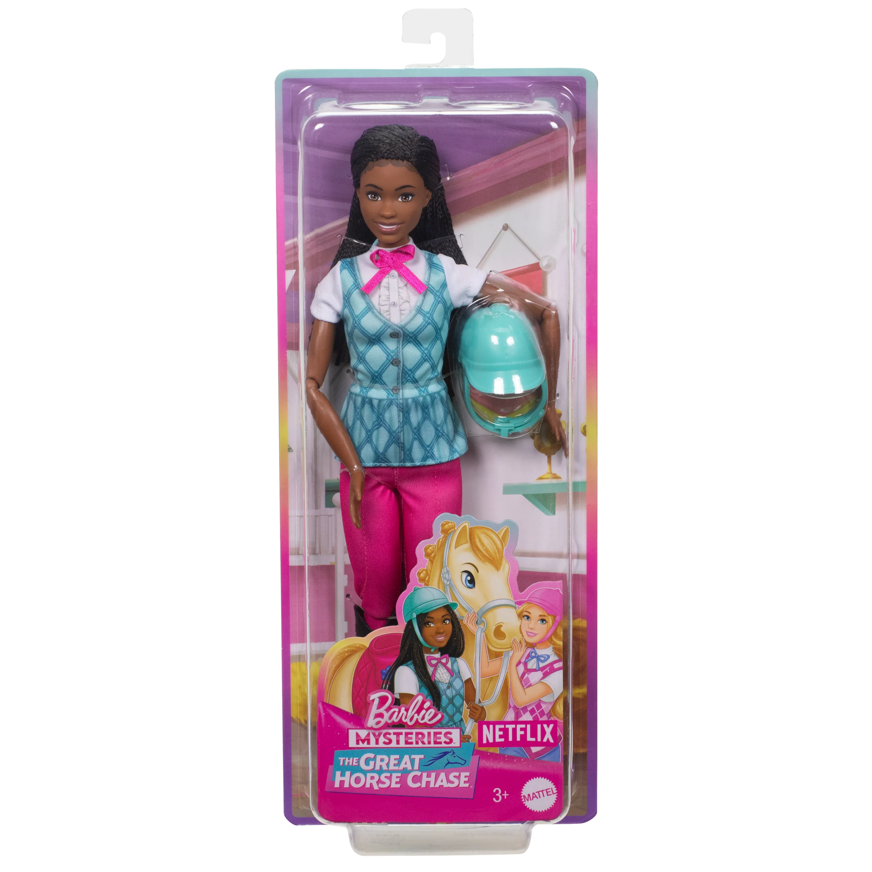 Barbie Mysteries: The Great Horse Chase Barbie “Brooklyn” Doll With Riding Clothes & Accessories - Image 6