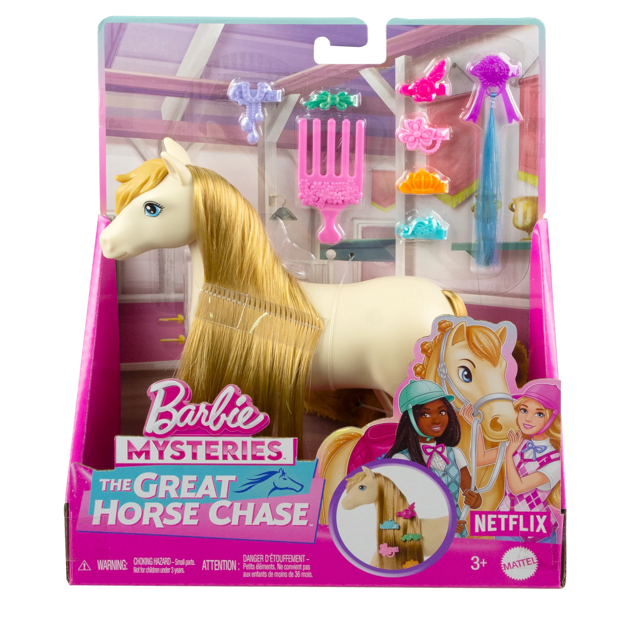 Barbie Mysteries: The Great Horse Chase Toy Pony & Accessories - Image 6