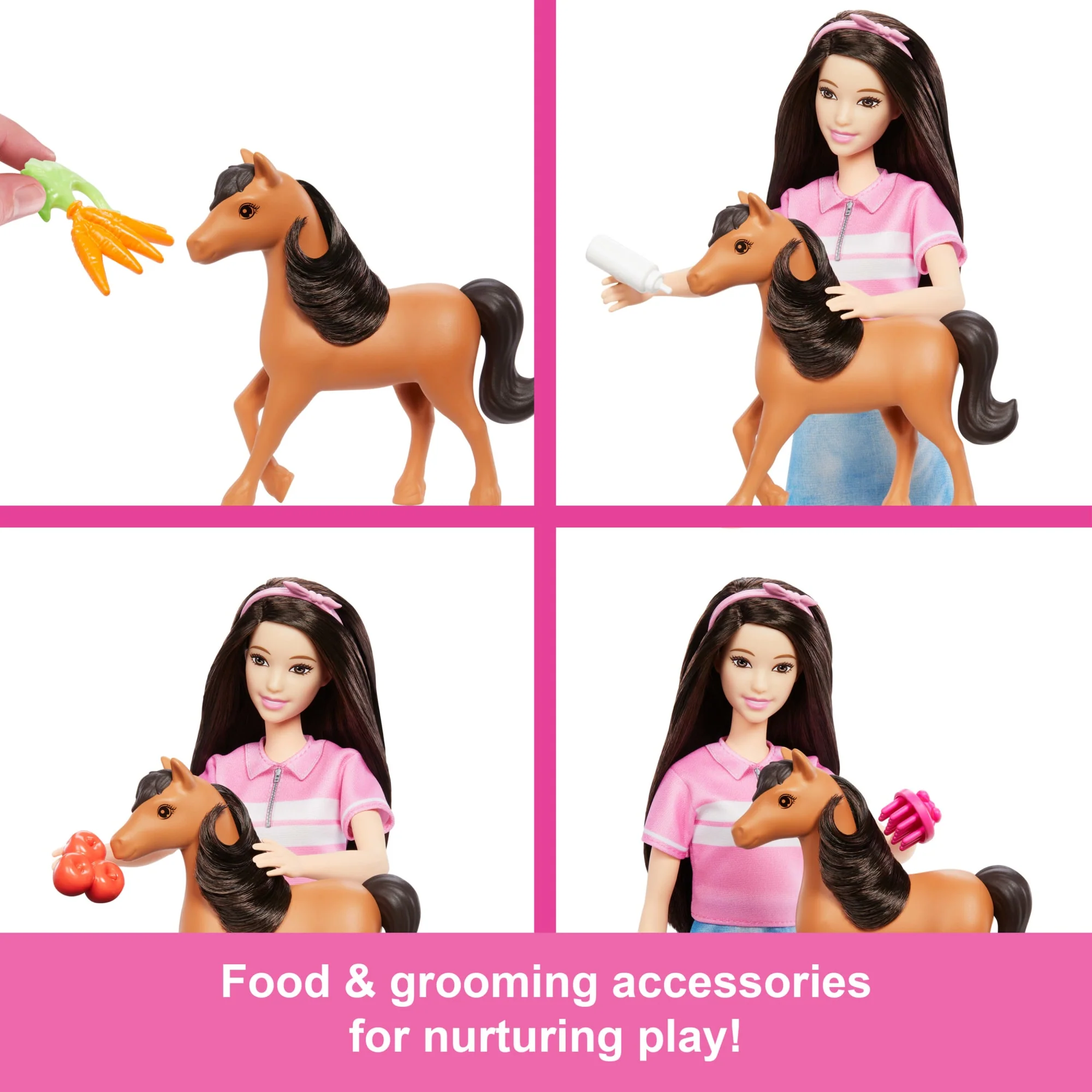 Barbie Mysteries: The Great Horse Chase Stable Playset With Fashion Doll, Small Toy Pony & 10+ Accessories - Image 2