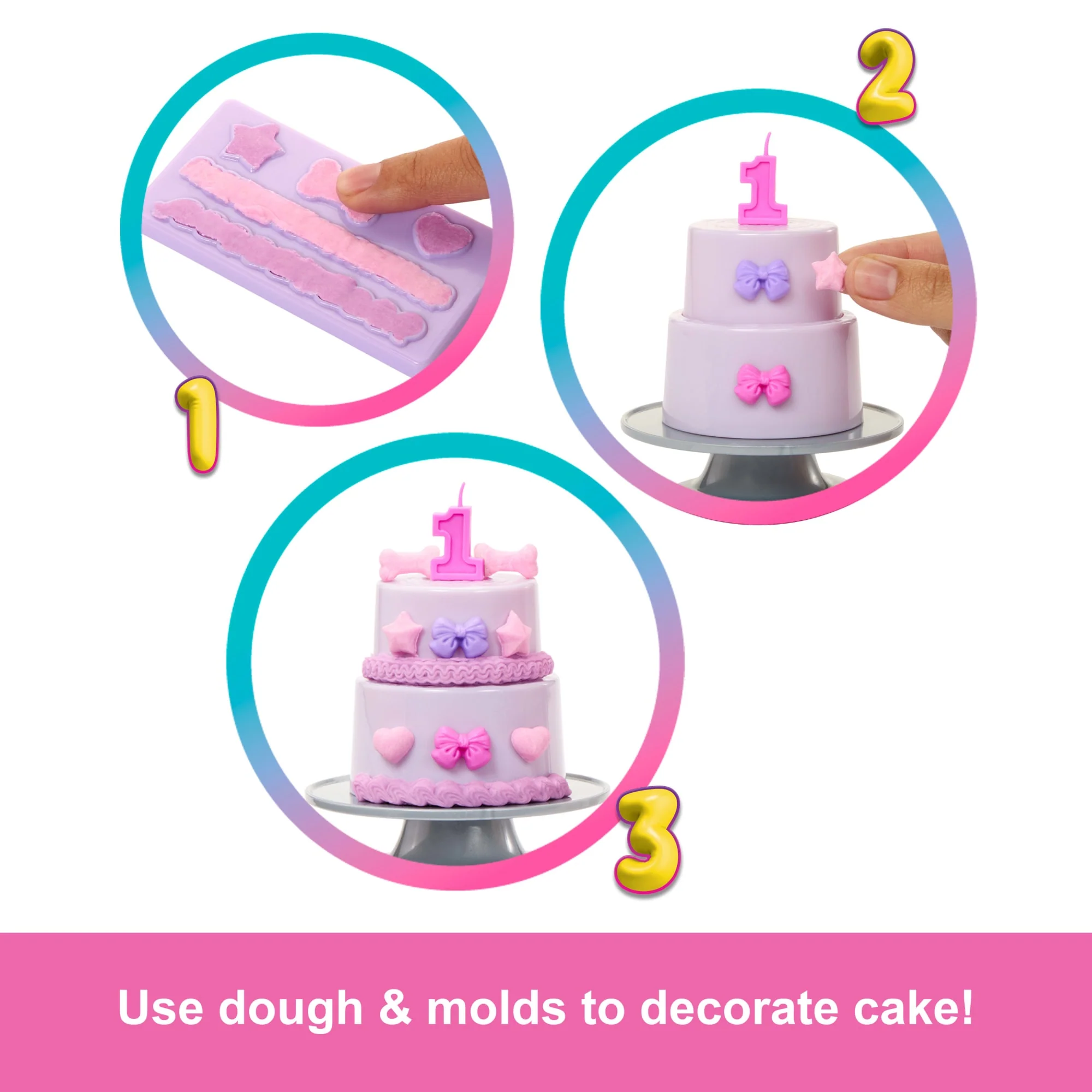 Barbie Party Unboxed Pet Birthday Series Doll & Accessories, Birthday Bows Set With 10 Surprises - Image 5
