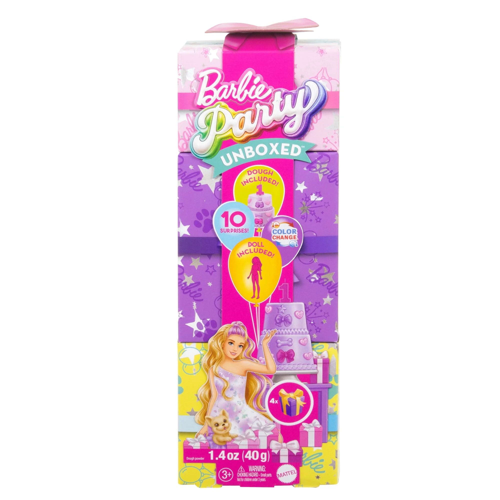 Barbie Party Unboxed Muñeca Fiesta de Mascotas Vestido Azul - Image 6