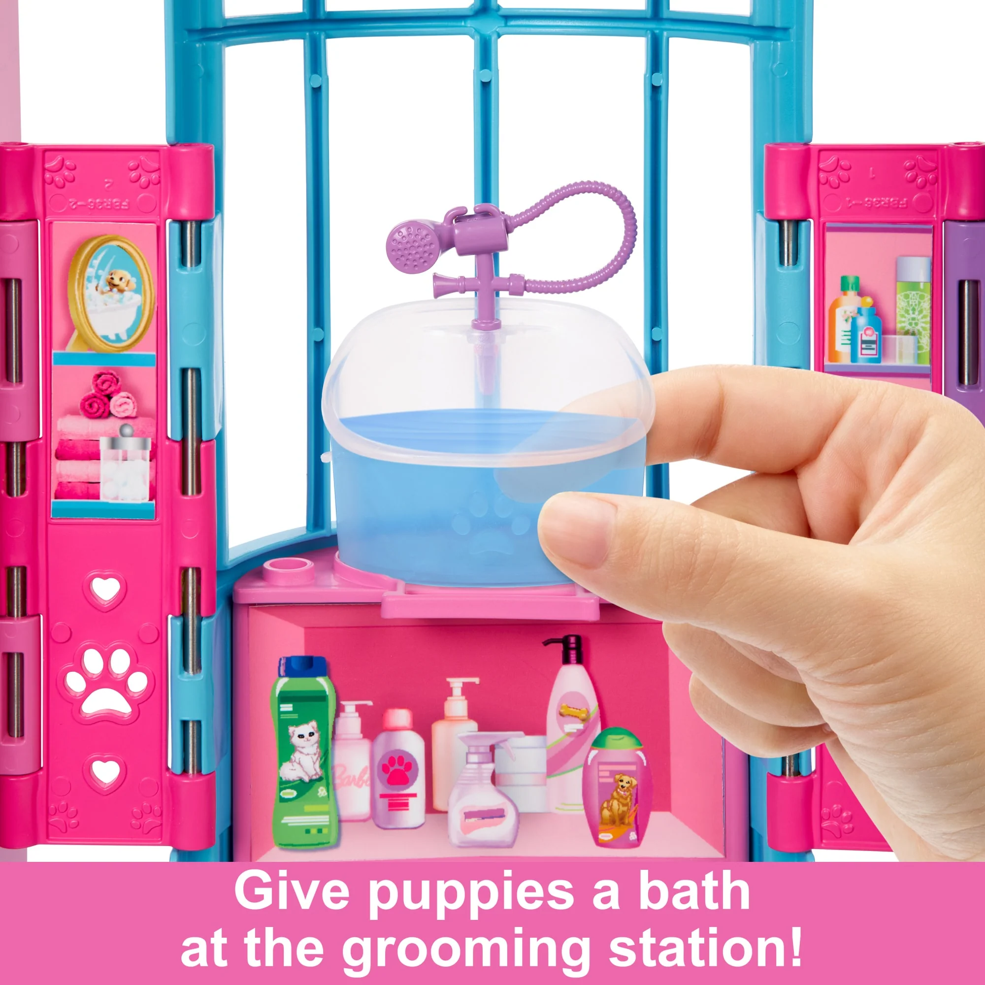 Barbie Pet Daycare Playset With 2 Dolls & 30+ Accessories including 8 Animals, 3+Feet Long - Image 5