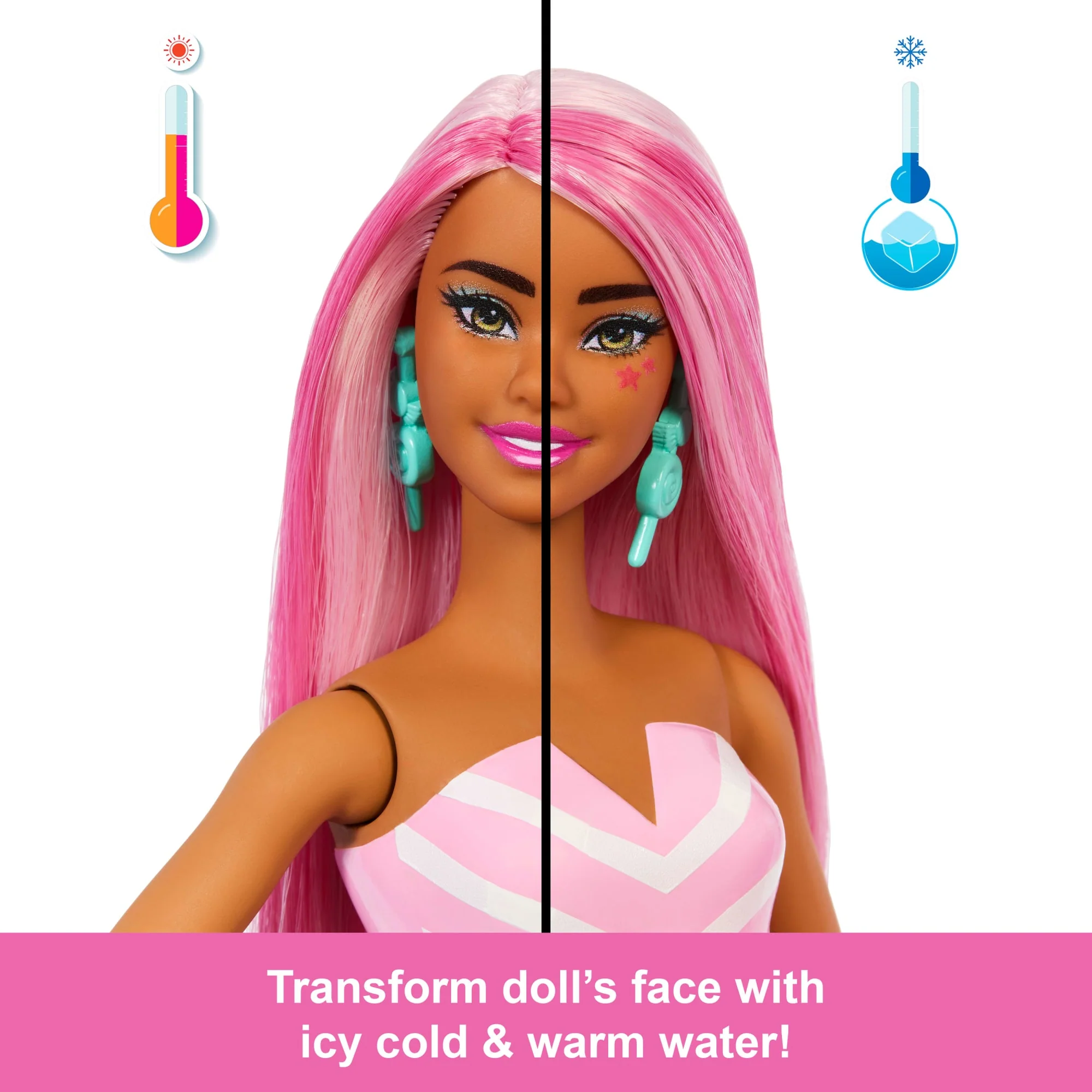 Barbie Pop Reveal Treat Series Doll & Accessories Set, 8 Surprises Include Pet - Image 4