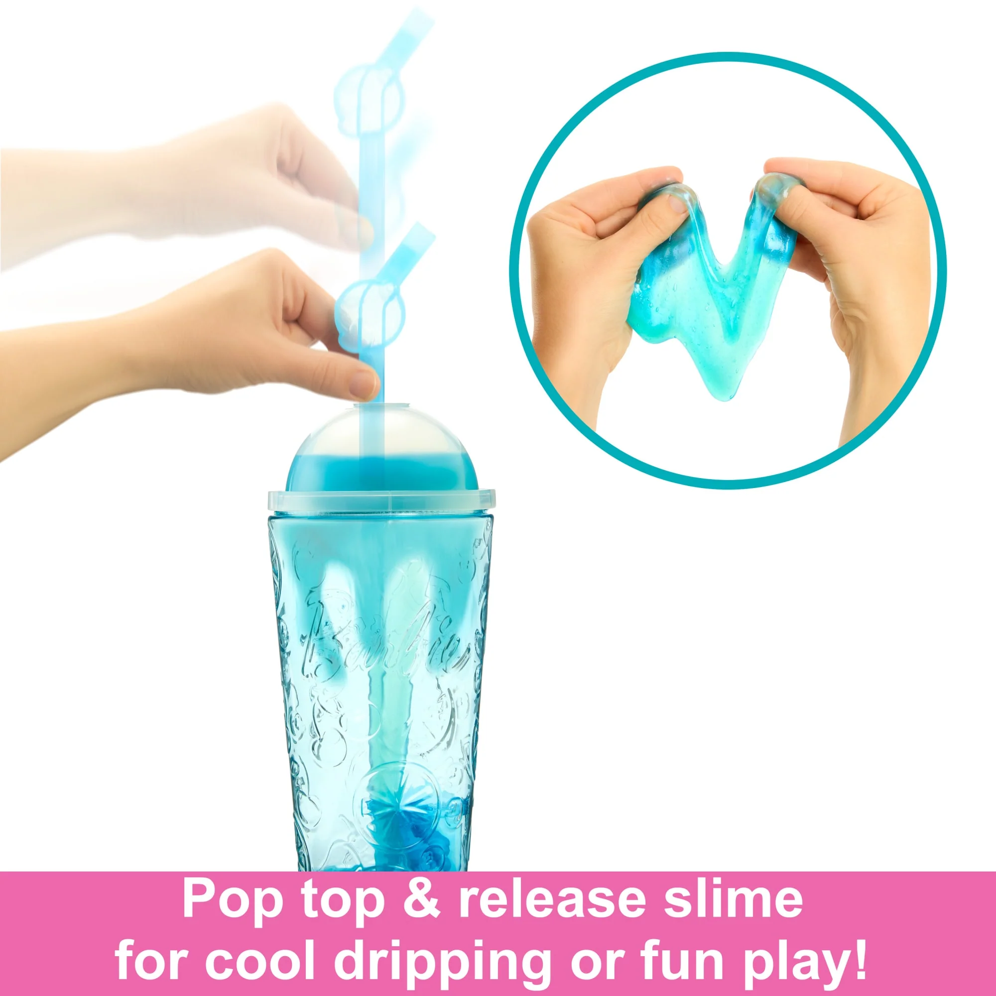 Barbie Pop Reveal Fruit Series Fruit Punch Doll, 8 Surprises include Pet, Slime, Scent & Color Change - Image 5