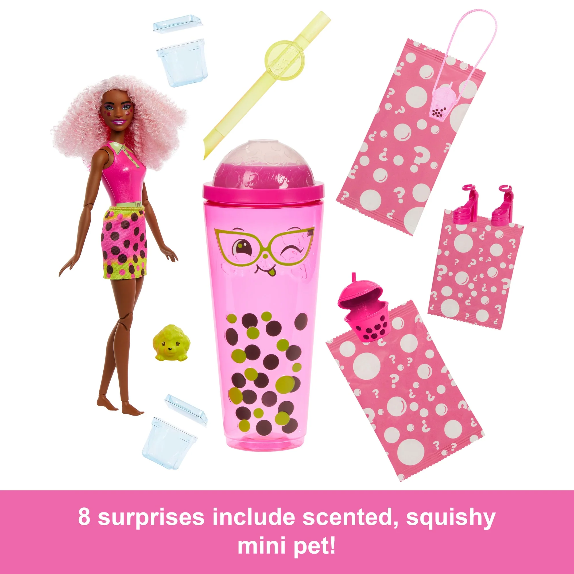 Barbie Pop Reveal Bubble Tea Series Fashion Doll & Accessories Set With 8 Surprises - Image 5