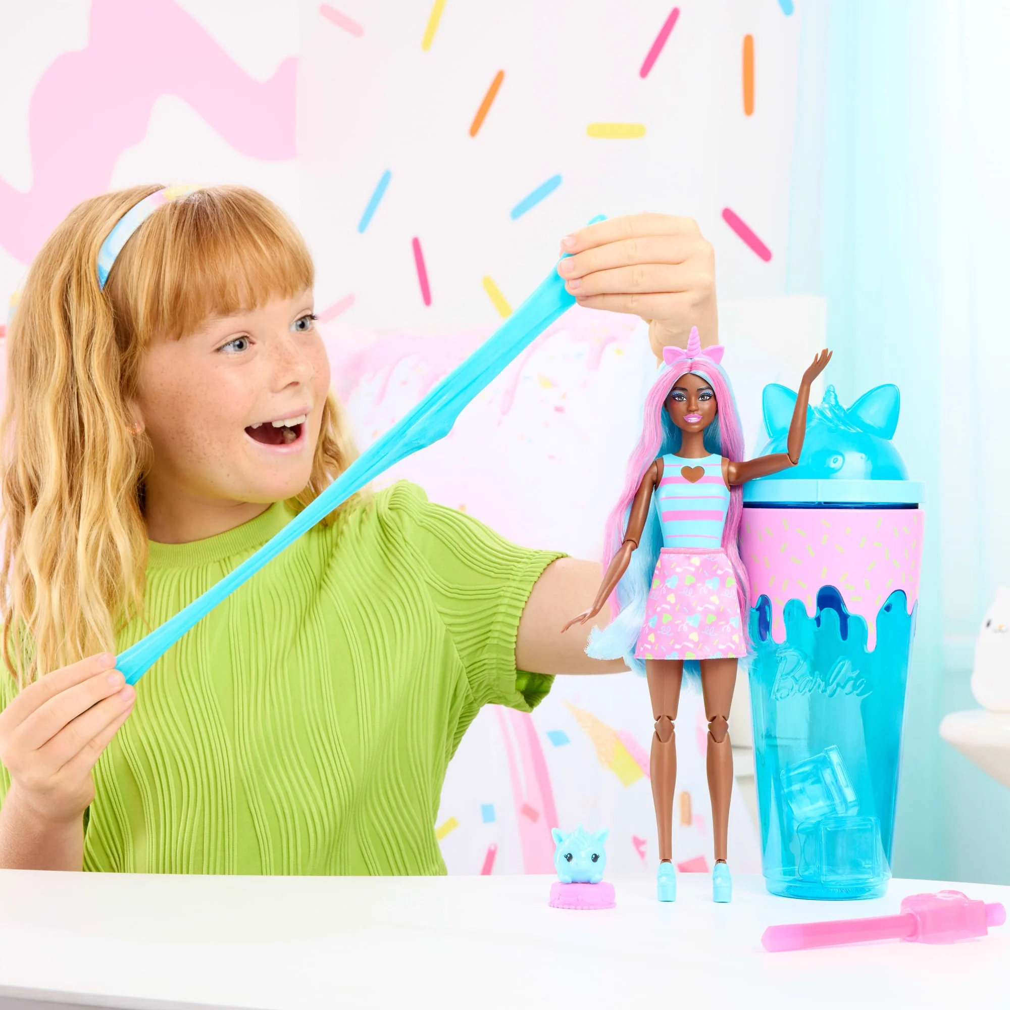 Barbie Pop Reveal Muñeca Serie de Animalitos Unicornio - Image 2