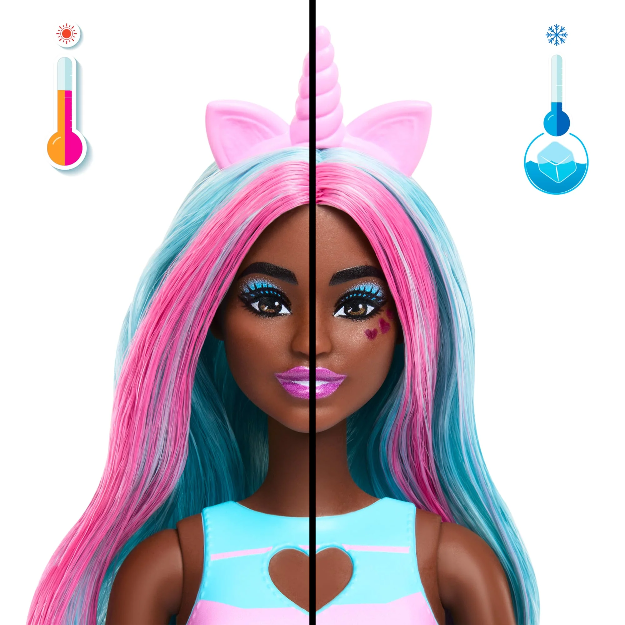 Barbie Pop Reveal Muñeca Serie de Animalitos Unicornio - Image 5