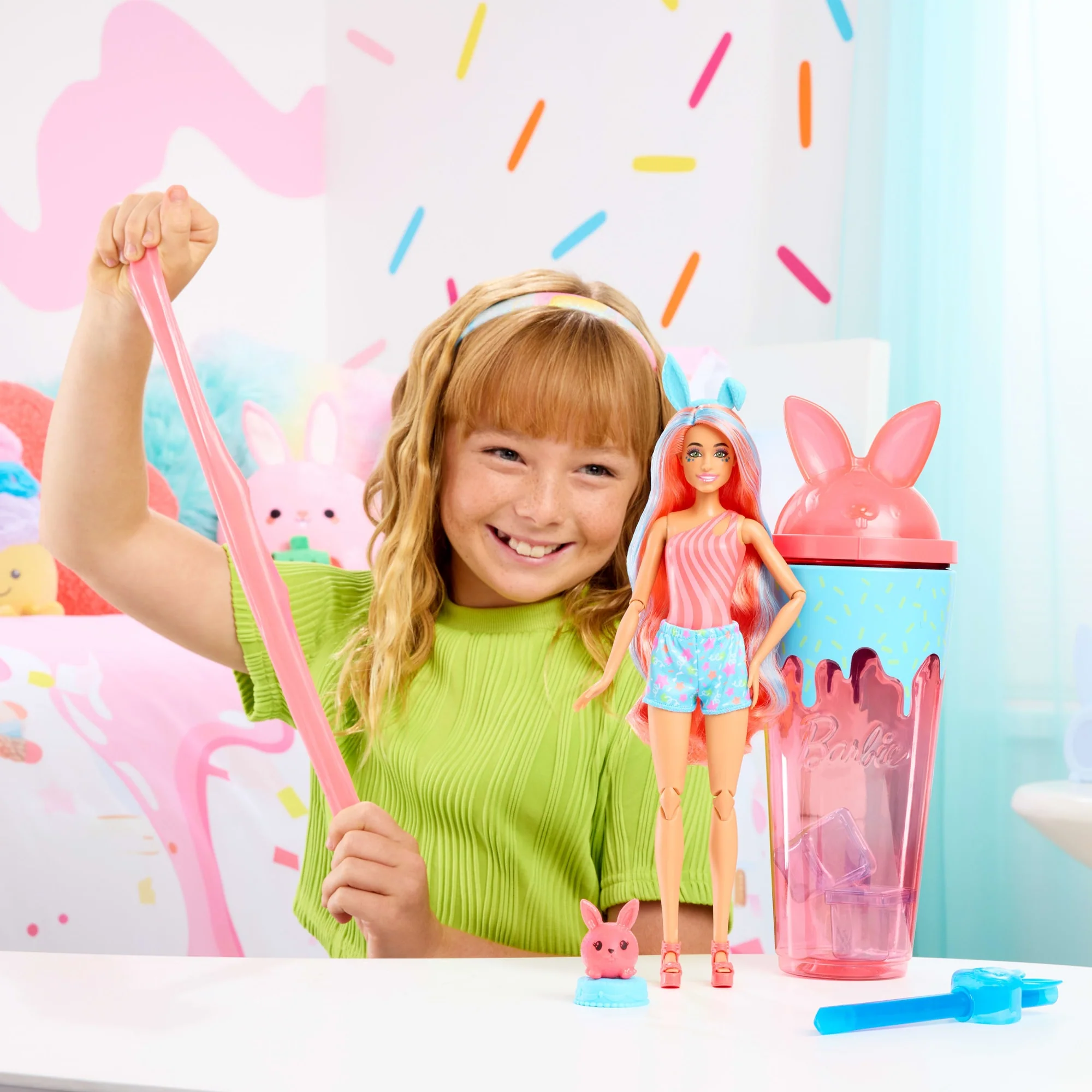 Barbie Pop Reveal Série Frappés Poupée Parfumée et Acc. Chatonne - Image 2