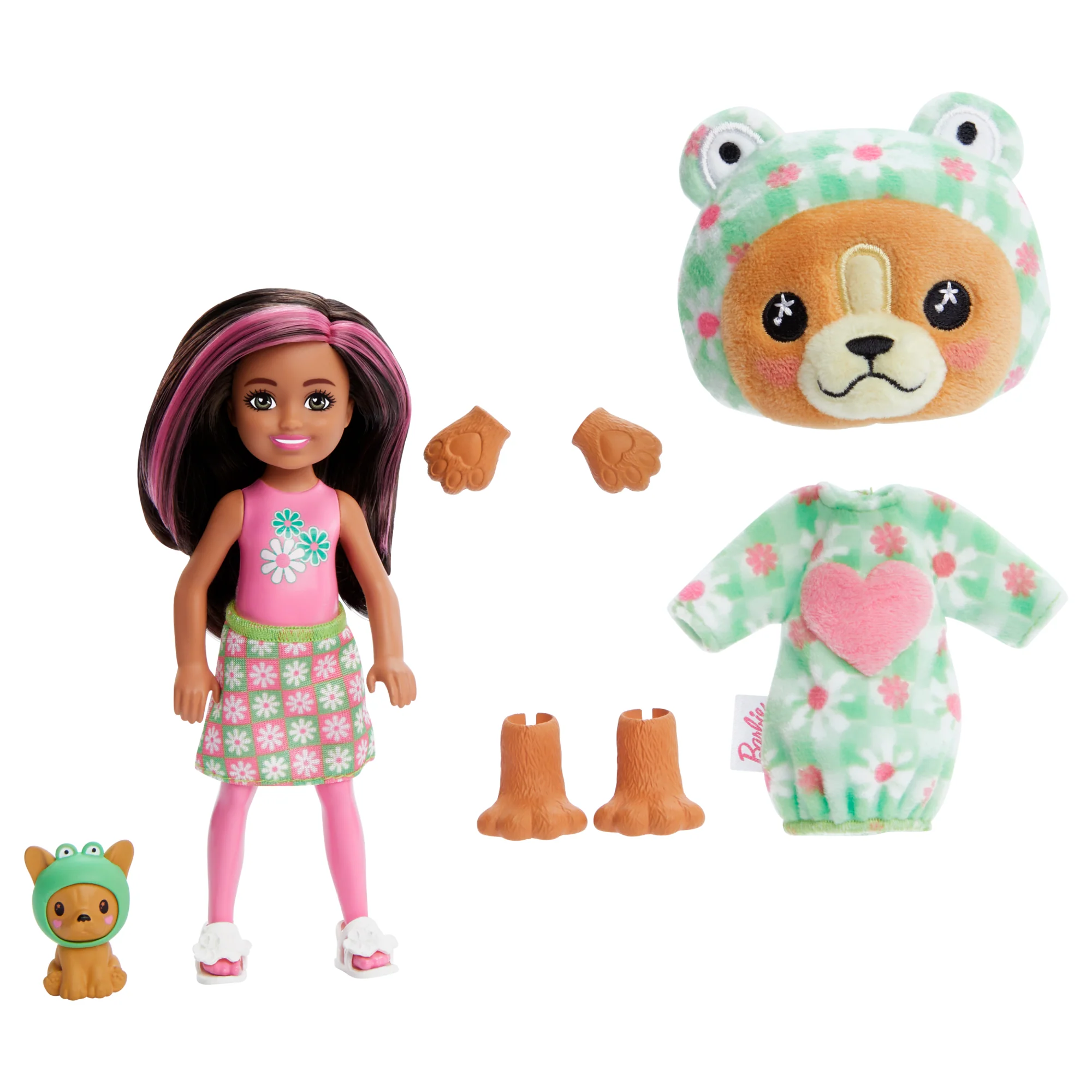 Barbie-Cutie Reveal-Poupée Chelsea en Costume, Chiot Grenouille - Image 3