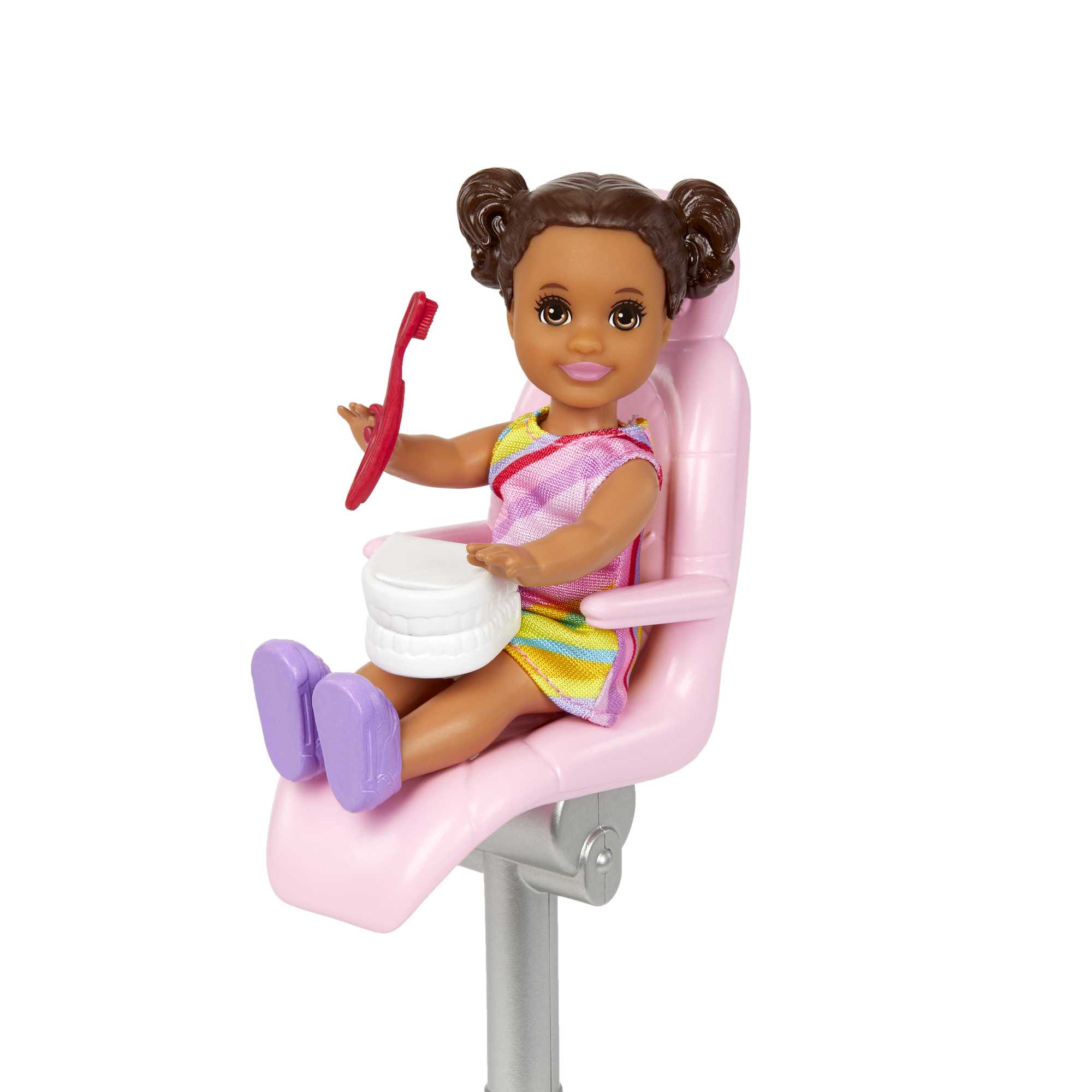 Barbie-Métiers-Coffret Poupée Barbie dentiste et Accessoires - Image 4