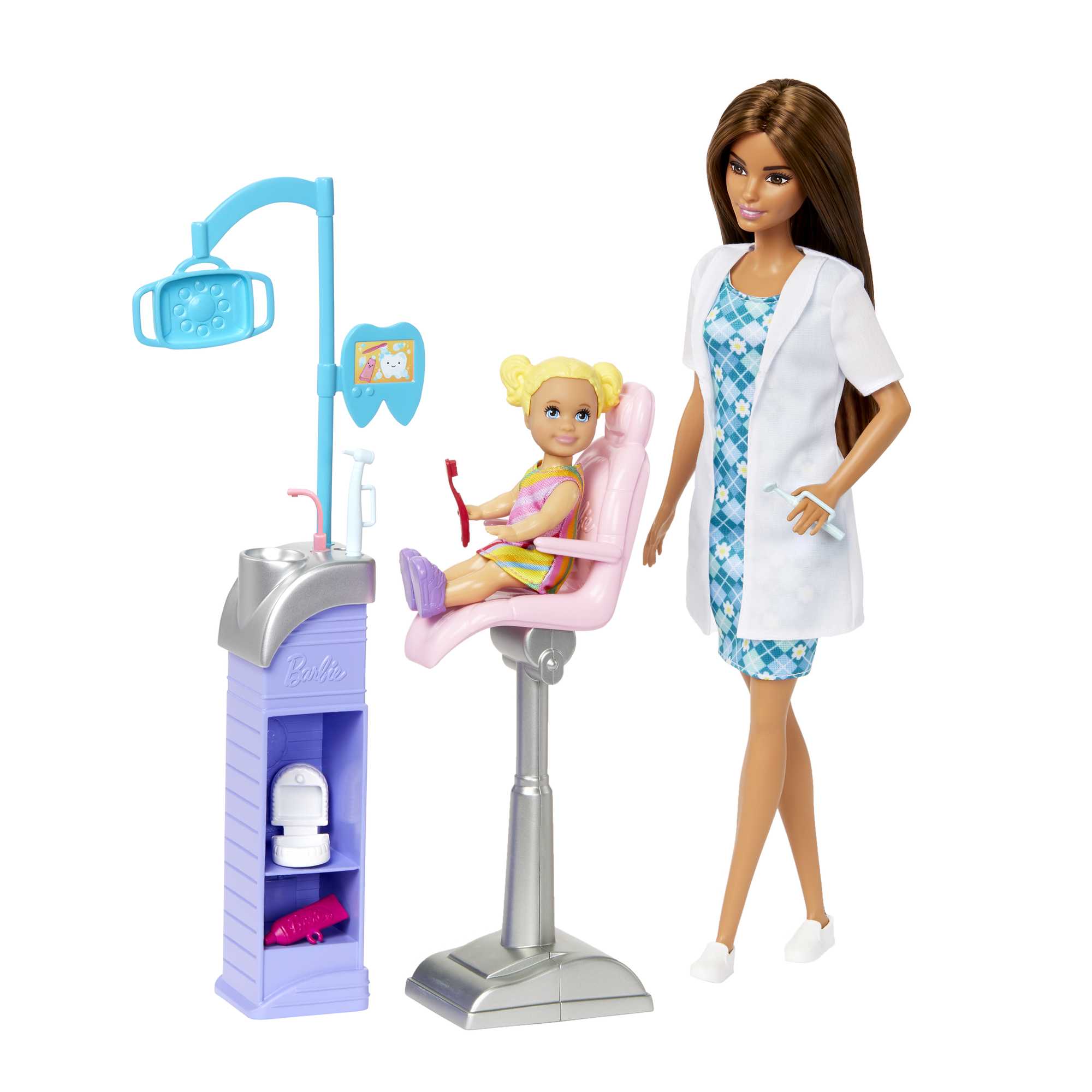 Barbie®-Métiers-Coffret Poupée Barbie® dentiste et Accessoires - Image 3