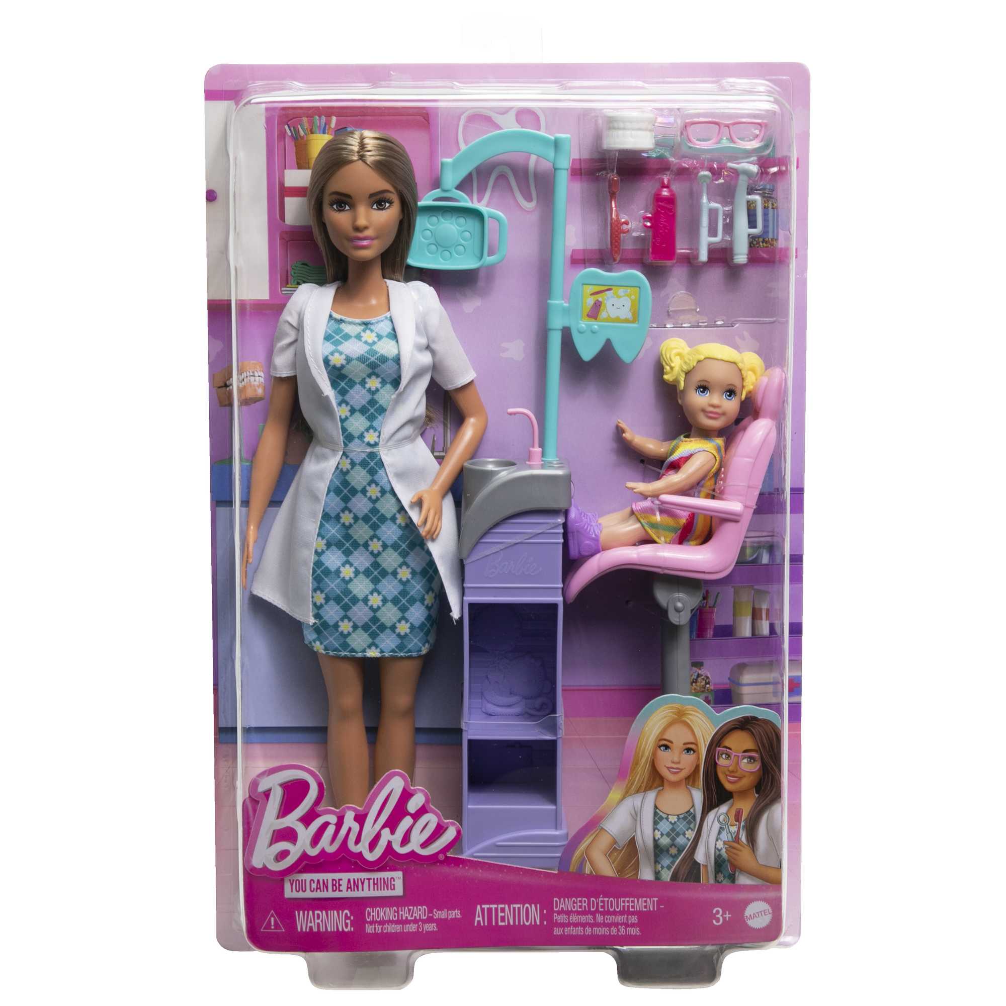 Barbie®-Métiers-Coffret Poupée Barbie® dentiste et Accessoires - Image 6