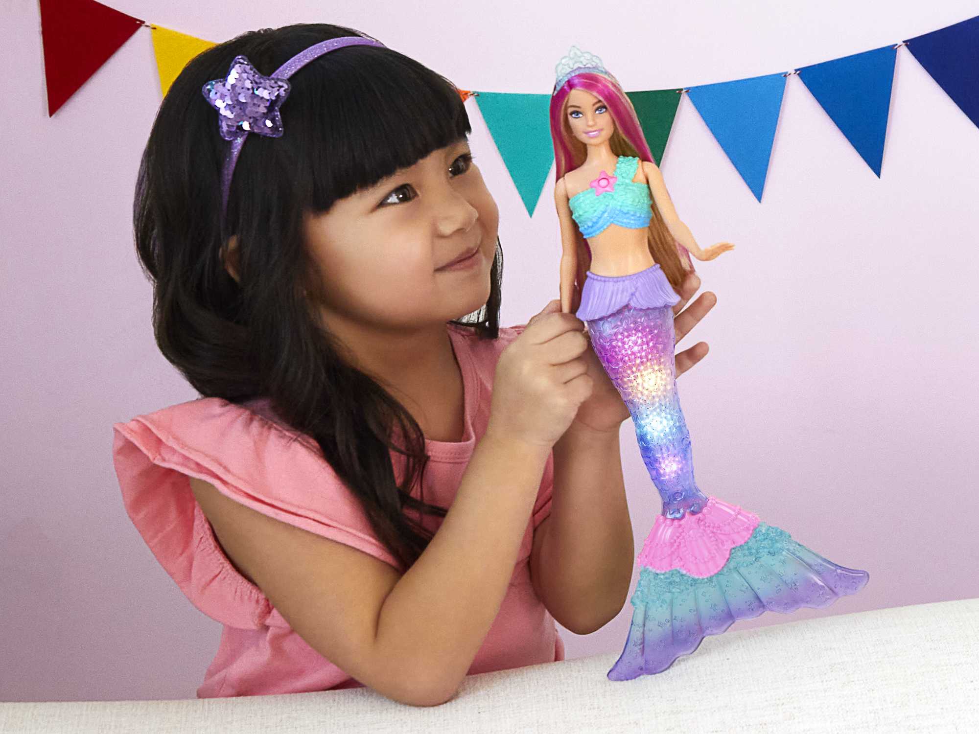 Barbie Poupée Barbie Dreamtopia Sirène Lumières Scintillantes - Image 2