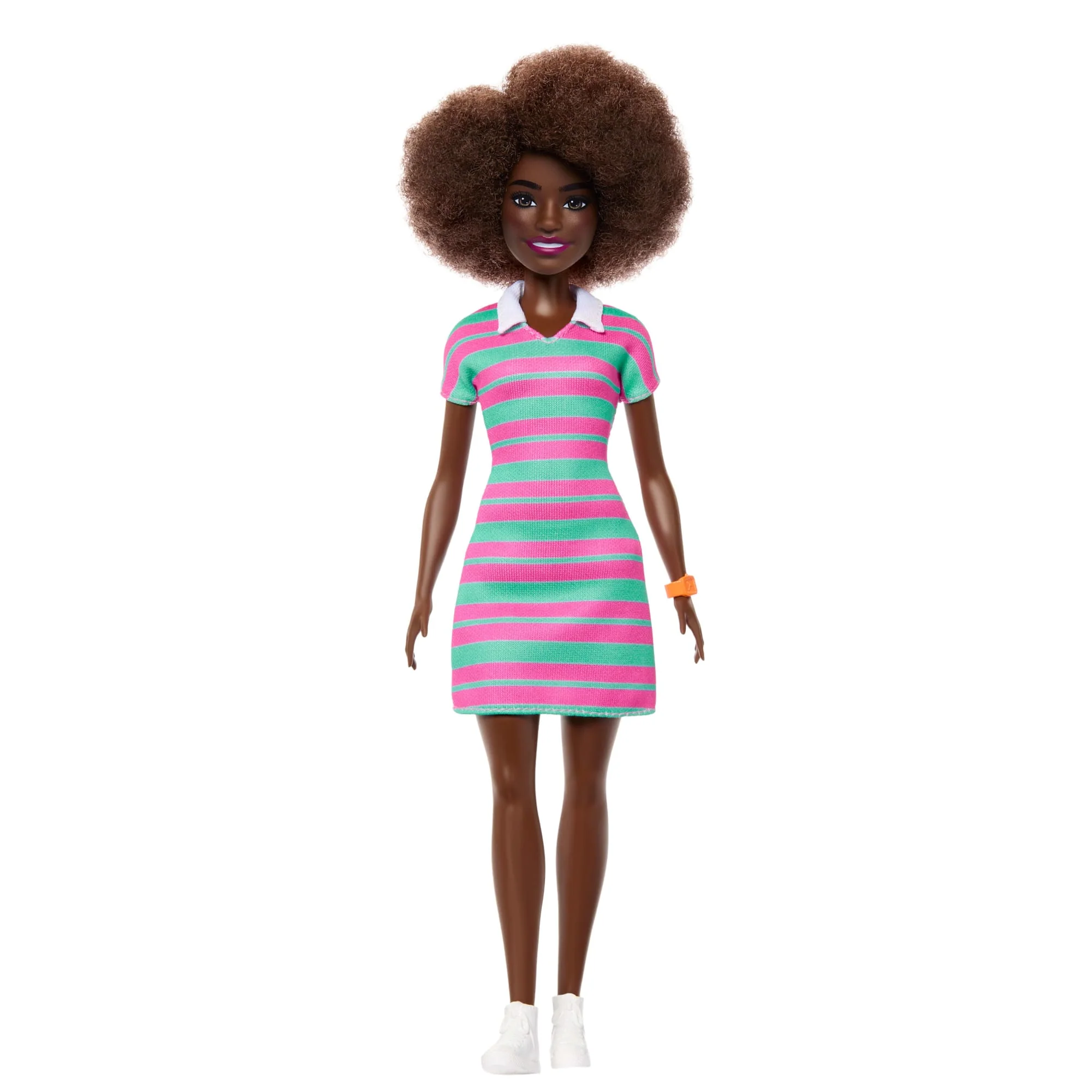 Barbie Poupée Barbie Fashionistas Robe à Col à Rayures - Image 5