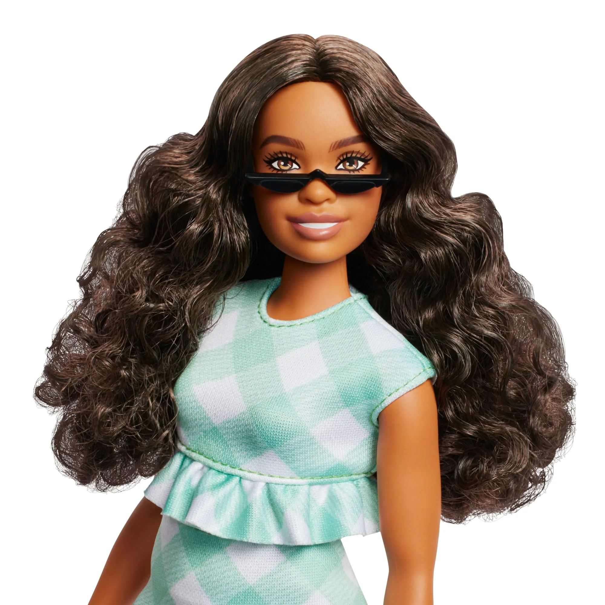 Barbie® Poupée Barbie Fashionistas Robe Vert Menthe - Image 3